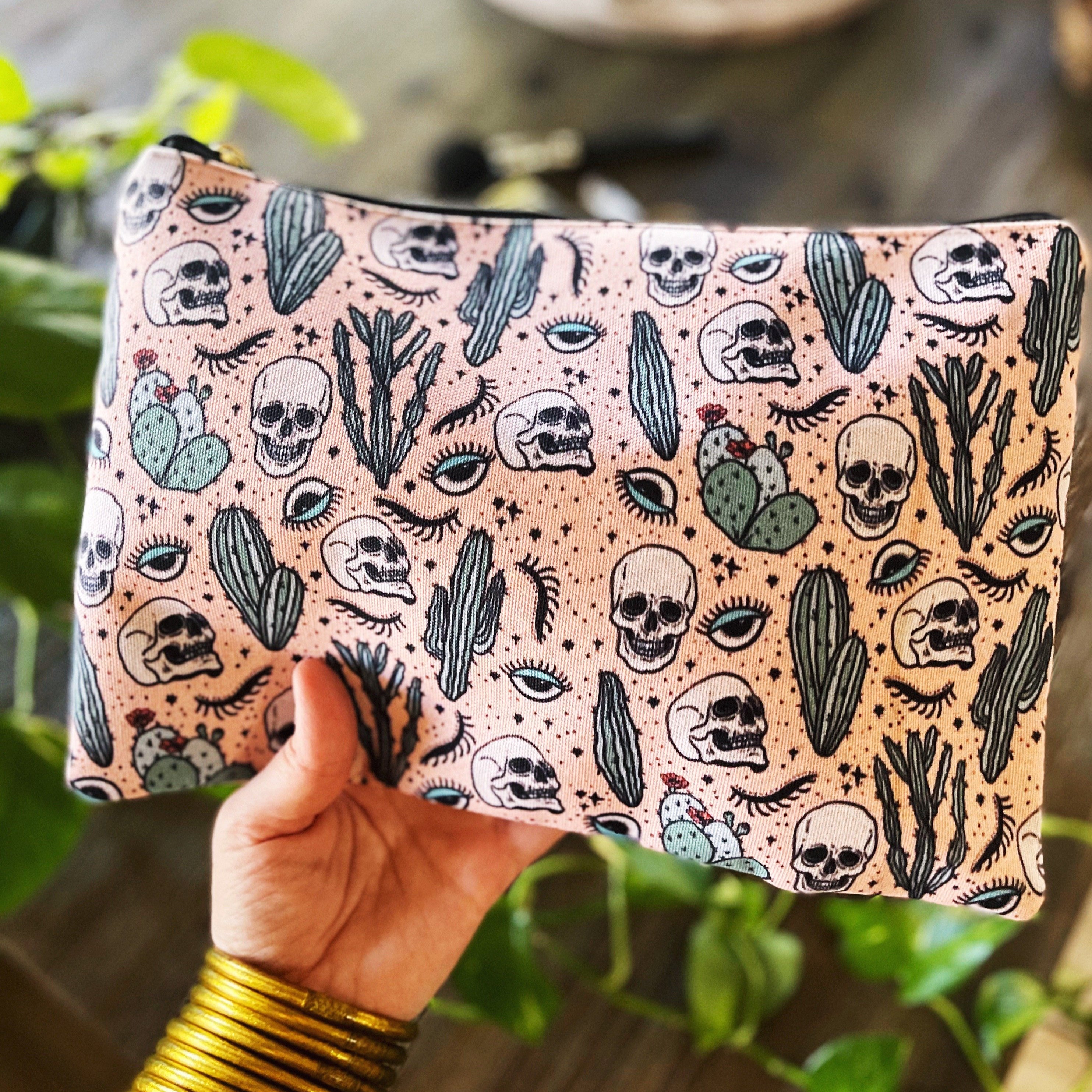 NO BONES ABOUT IT // COSMETIC ZIP POUCH