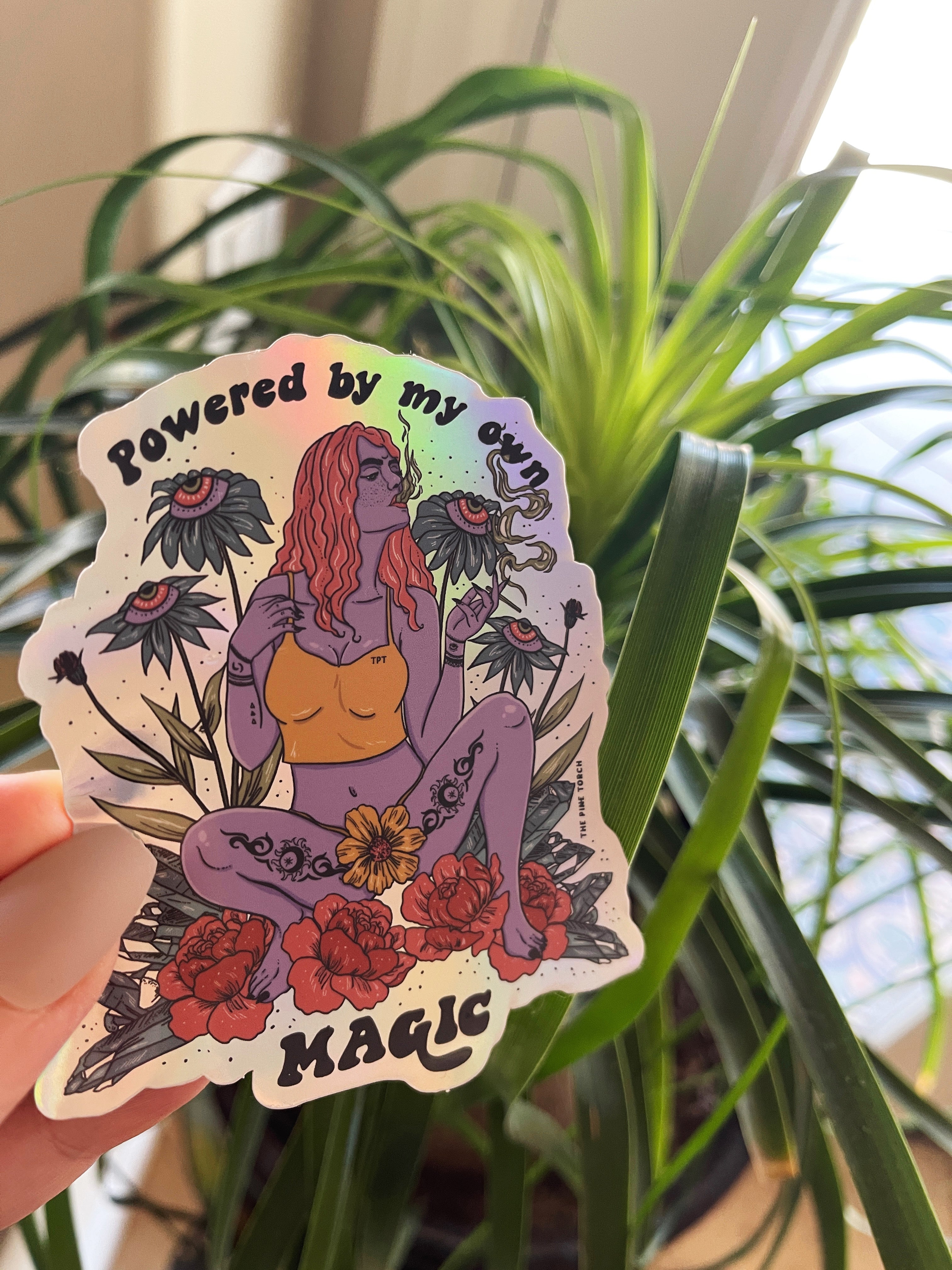 POWERED BY MY OWN MAGIC « HOLOGRAPHIC STICKER »