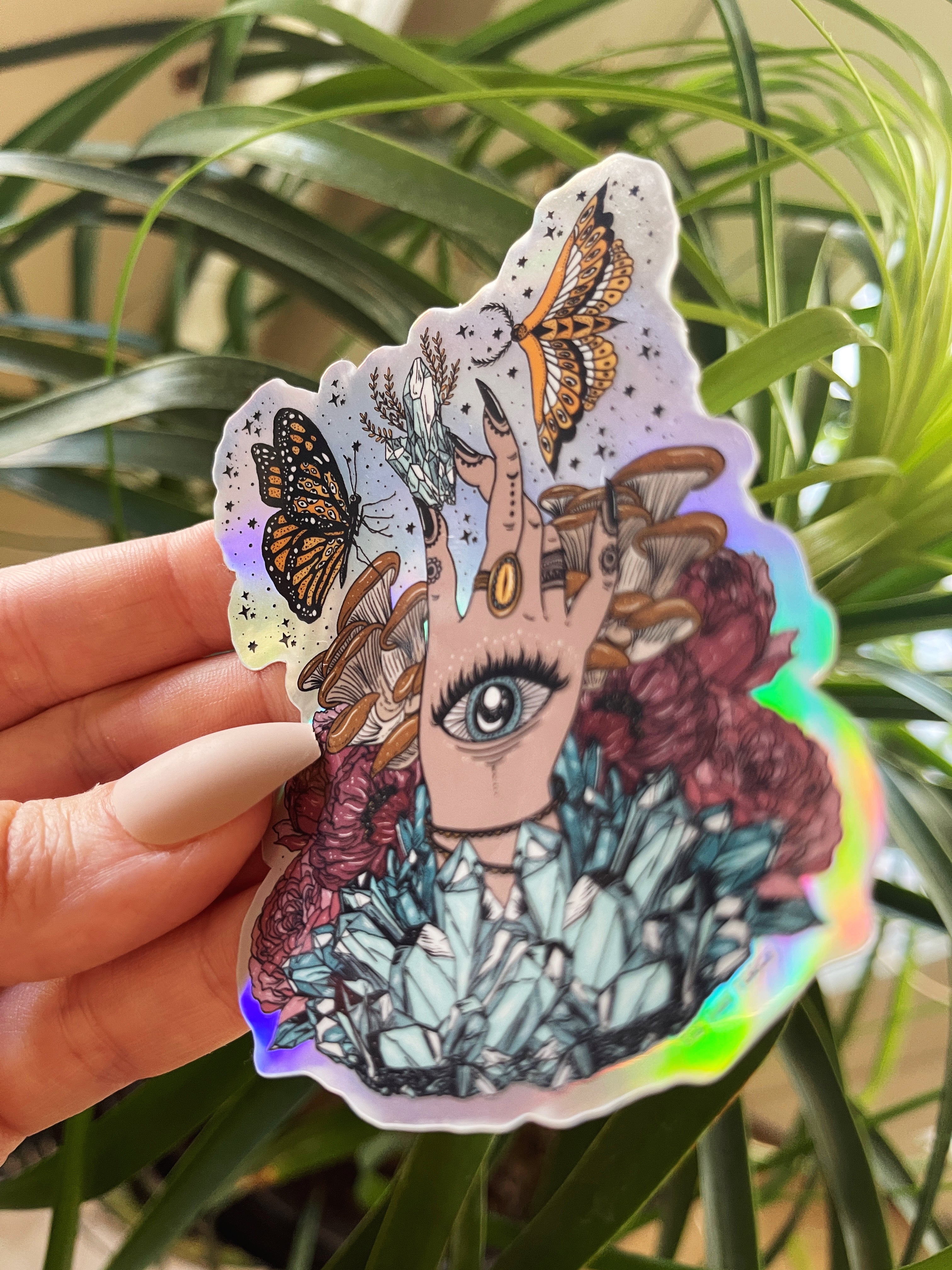 CRYSTALLINE « HOLOGRAPHIC STICKER »