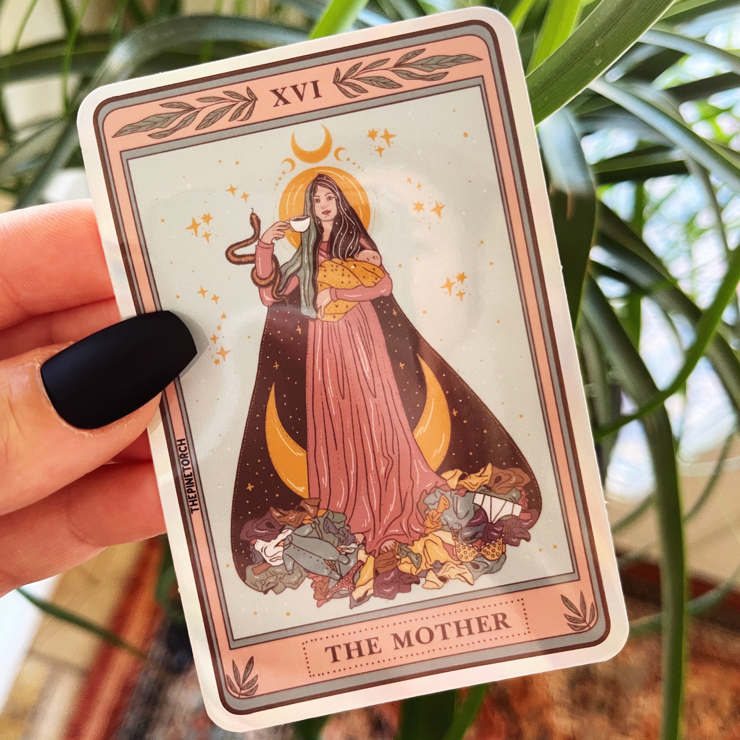 THE MOTHER TAROT « HOLOGRAPHIC STICKER »