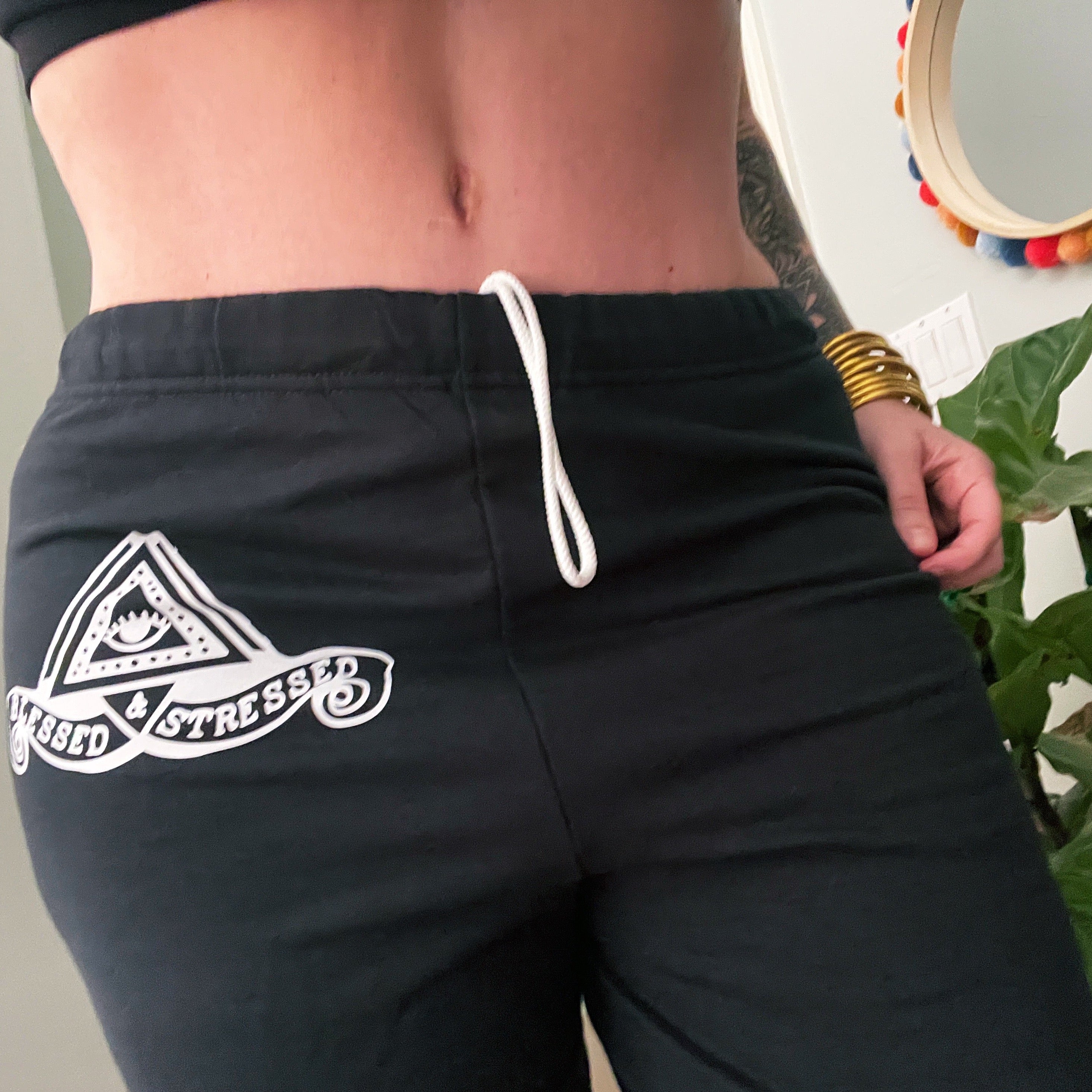 « BLESSED AND STRESSED » JOGGERS
