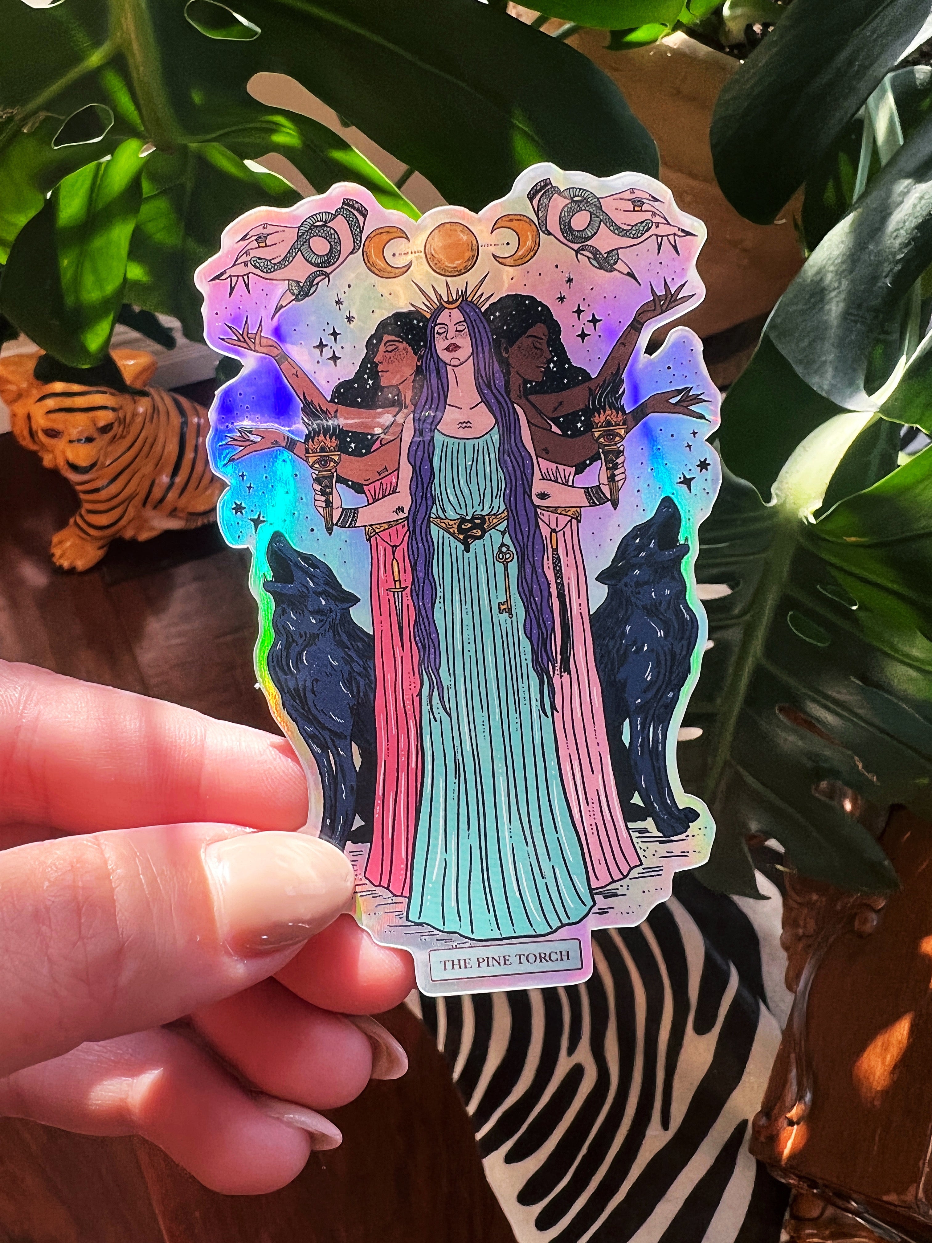 HECATE « HOLOGRAPHIC STICKER »