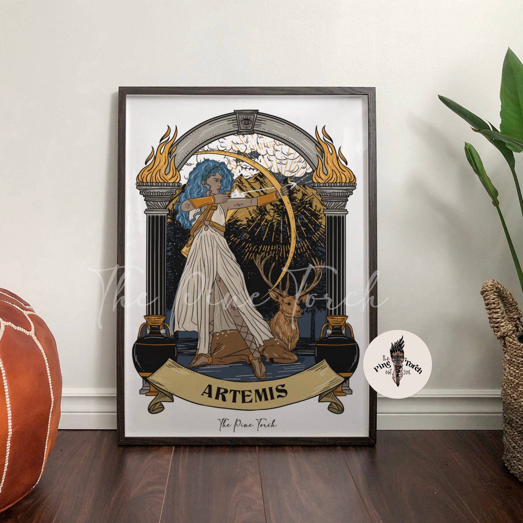 ARTEMIS // FRAMED POSTER PRINT