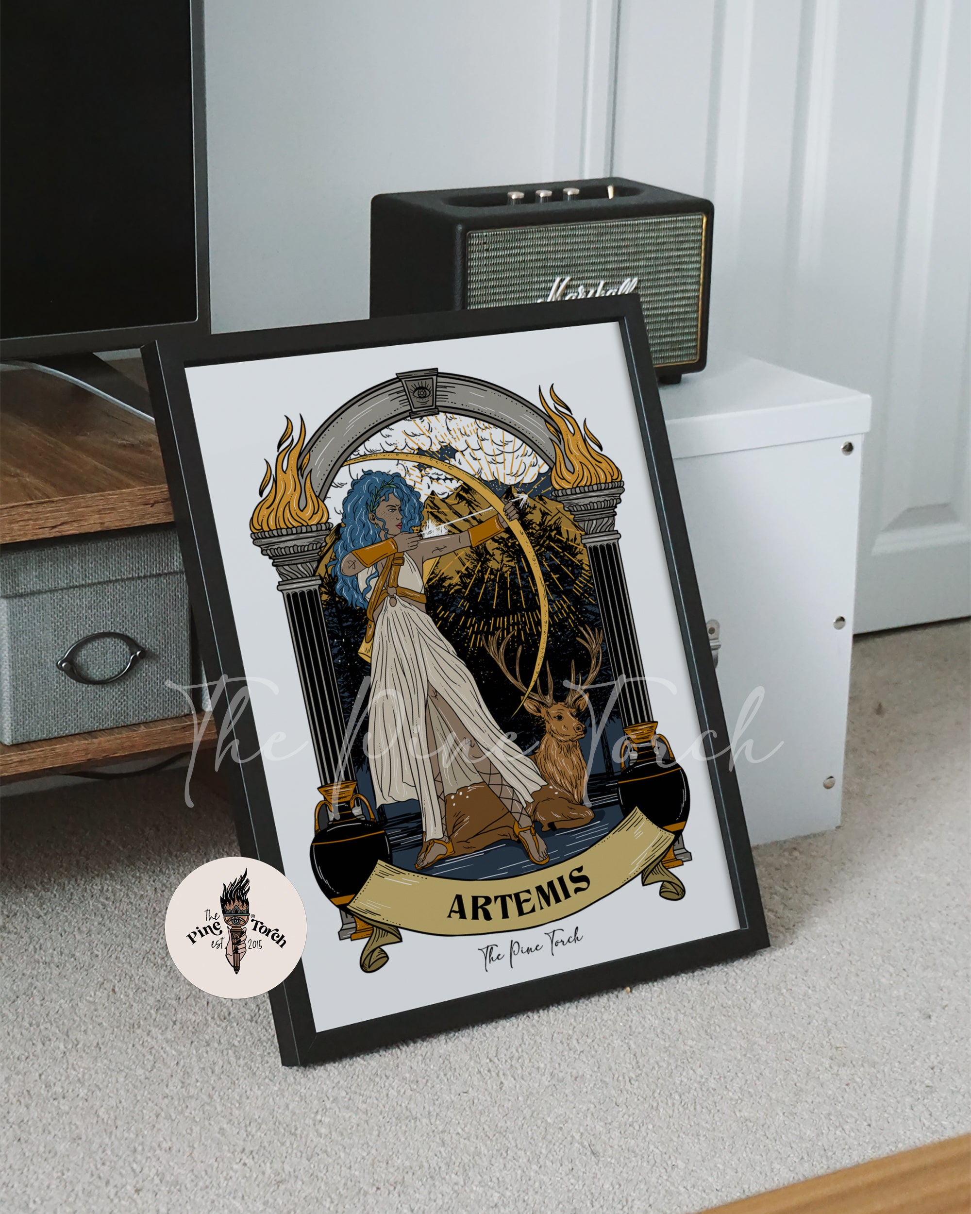 ARTEMIS // FRAMED POSTER PRINT