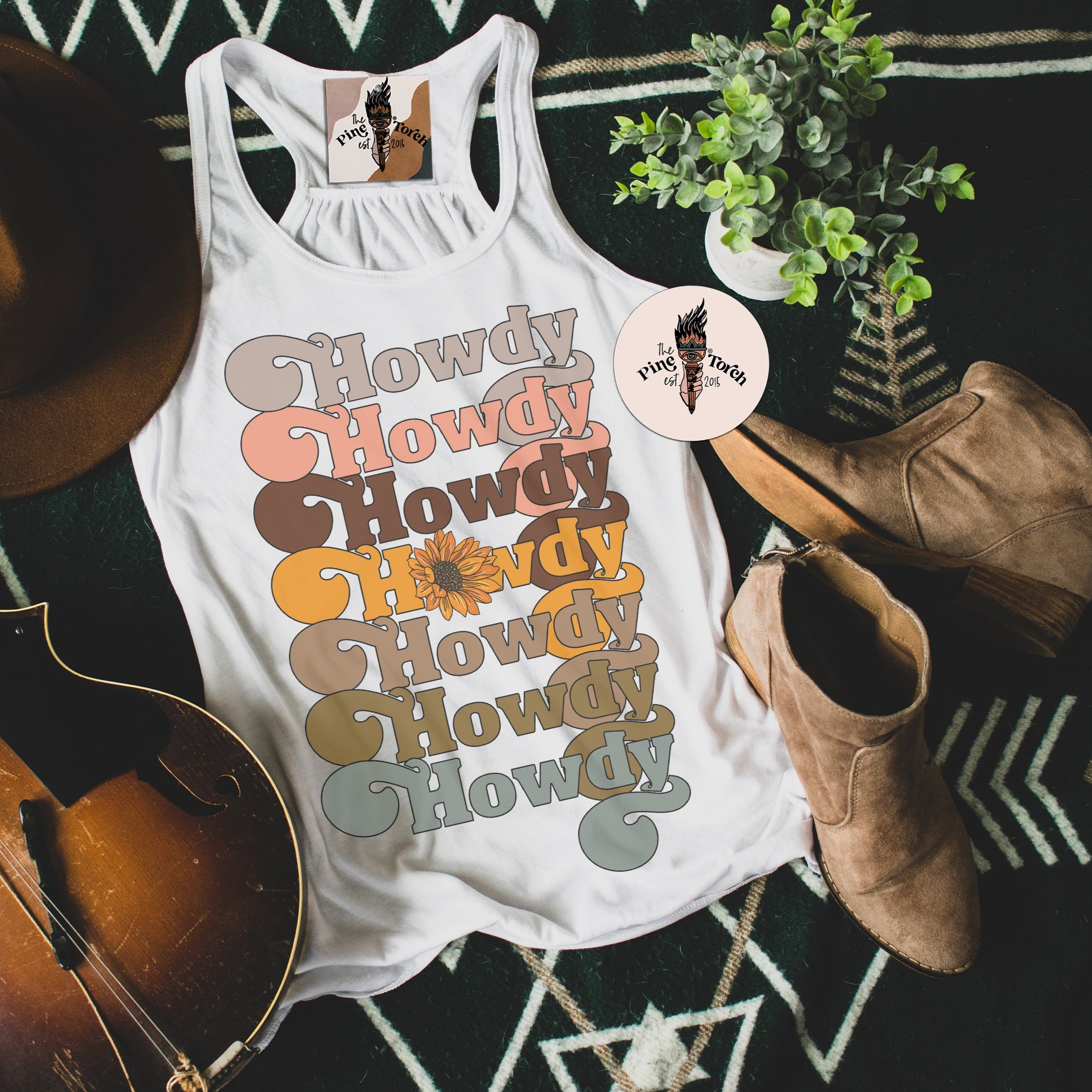 « HOWDY » RACERBACK TANK