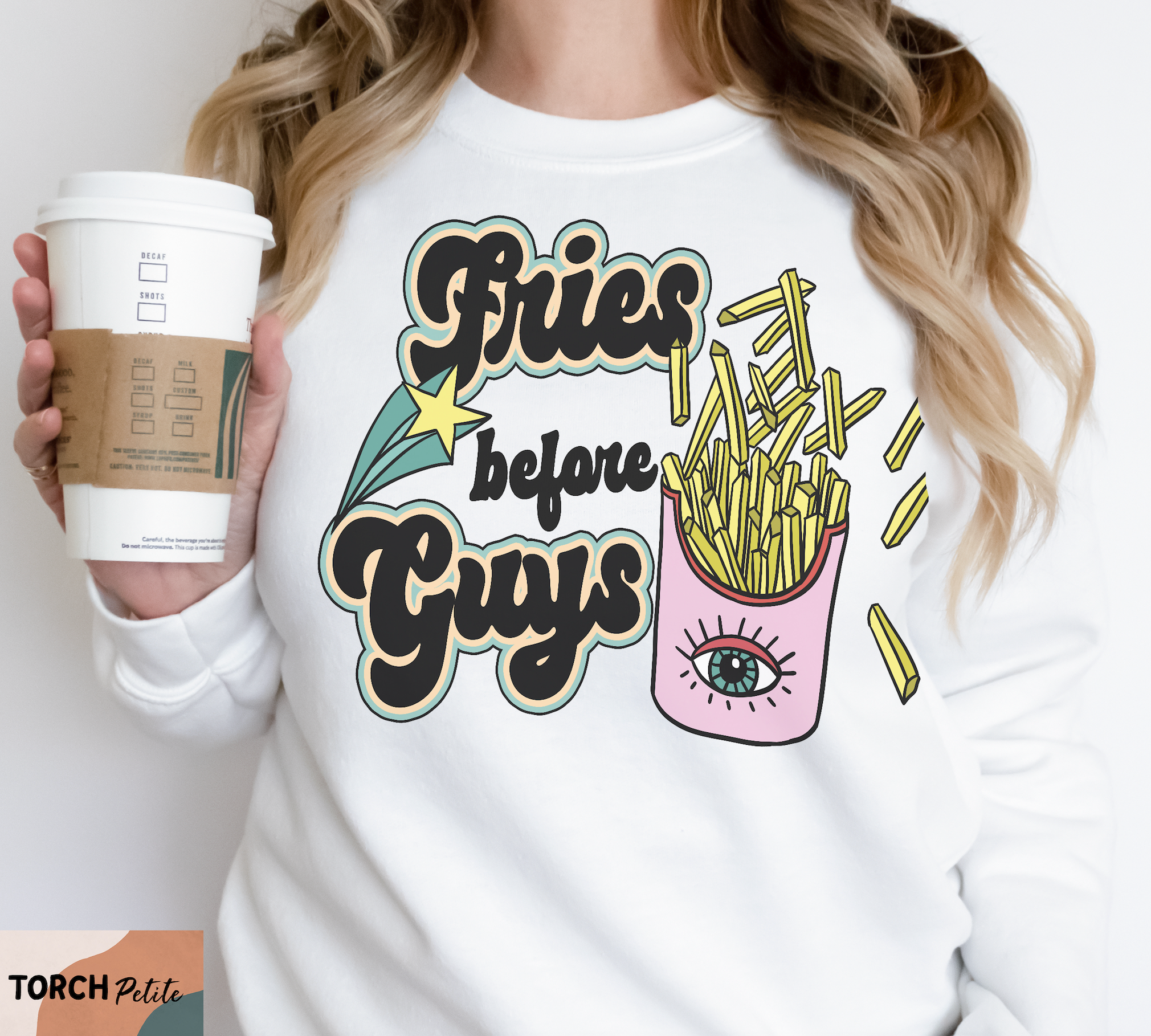 « FRIES BEFORE GUYS » UNISEX PULLOVER