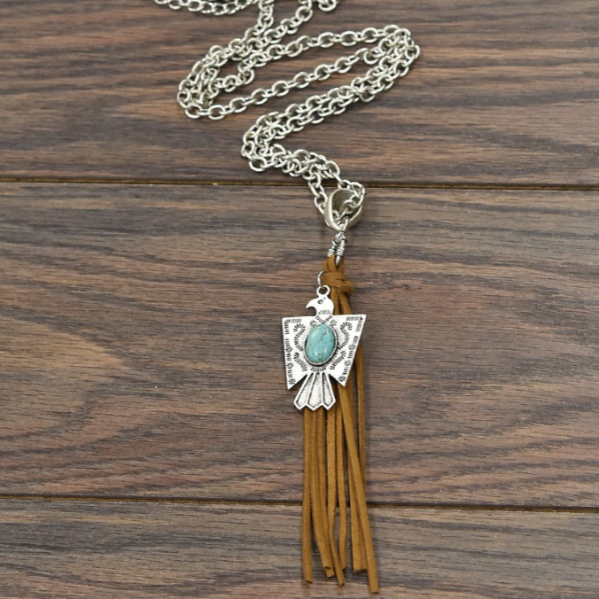 BLACK FRIDAY EXCLUSIVE << PHOENIX RISING >> NATURAL TURQUOISE NECKLACE