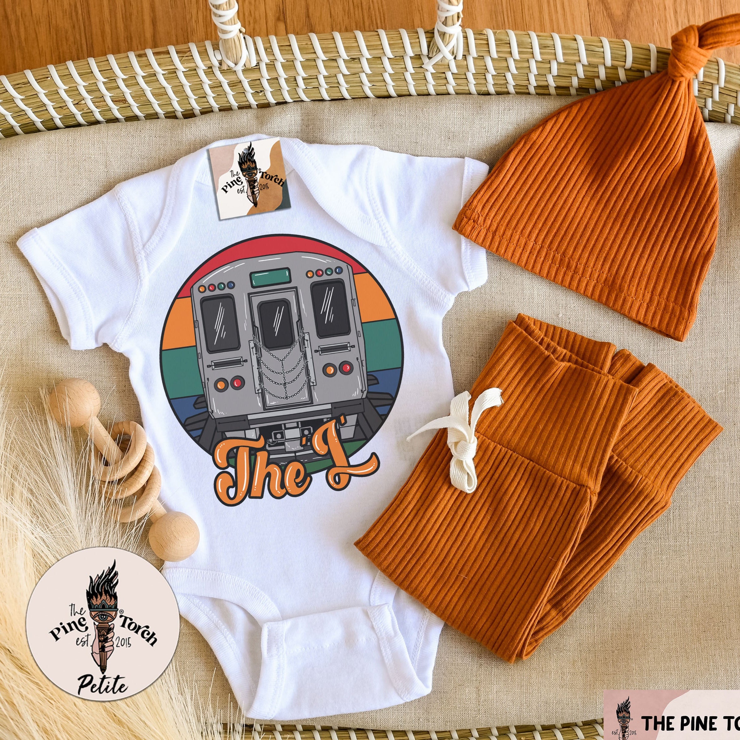 « THE CHICAGO L TRAIN» BODYSUIT