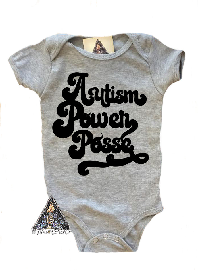 « AUTISM POWER POSSE » BODYSUIT