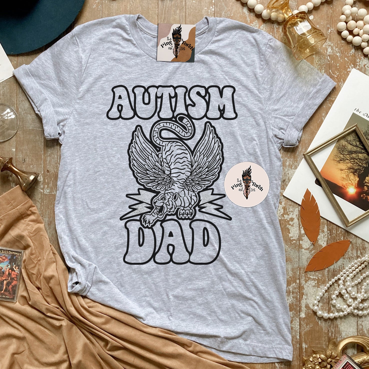 AUTISM FATHER: STRONG AND RELENTLESS // UNISEX TEE