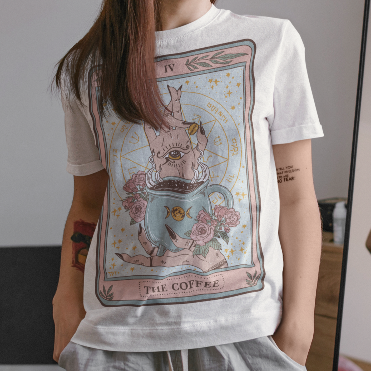 « THE COFFEE » SLOUCHY OR UNISEX TEE