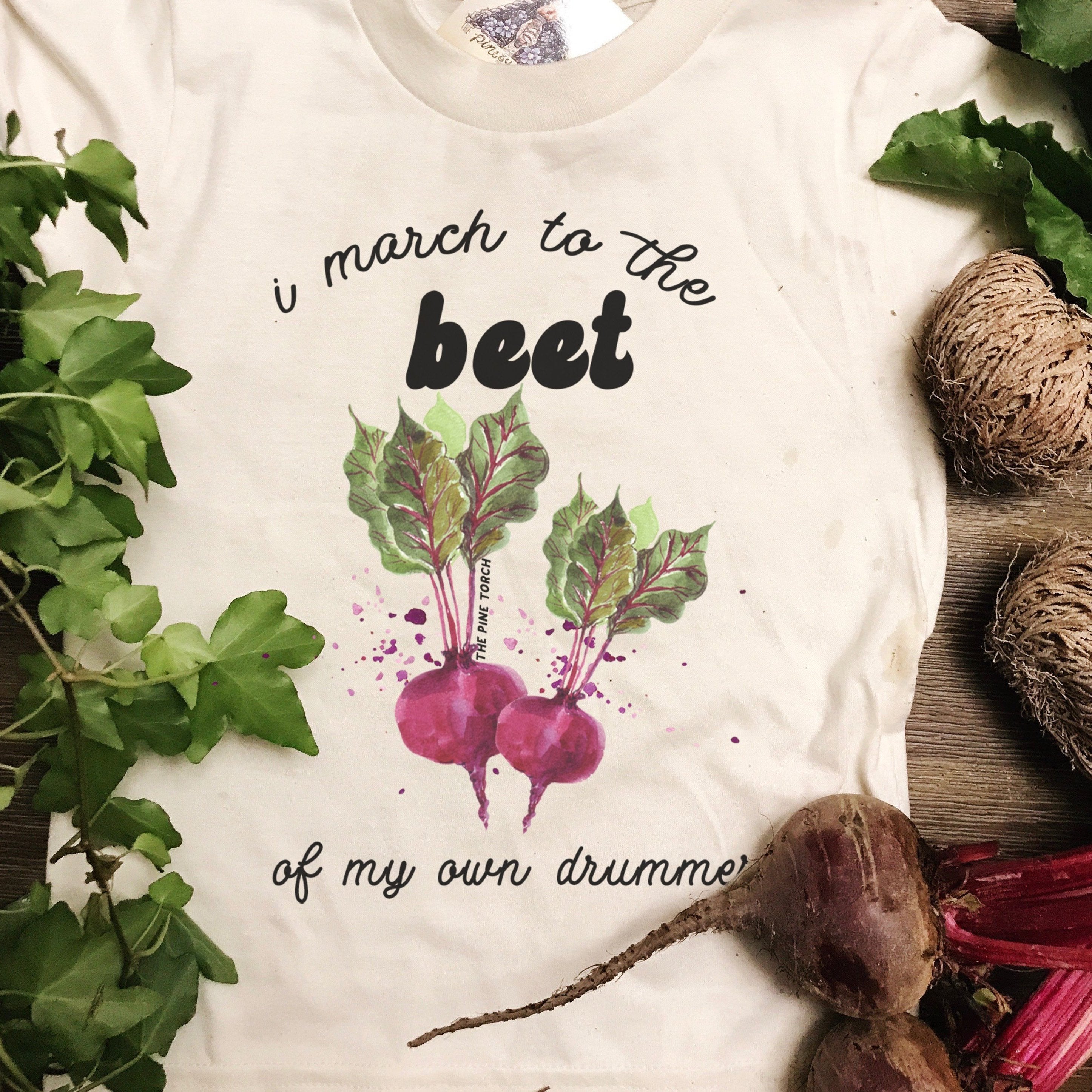 « I MARCH TO THE BEET OF MY OWN DRUMMER » KID'S TEE