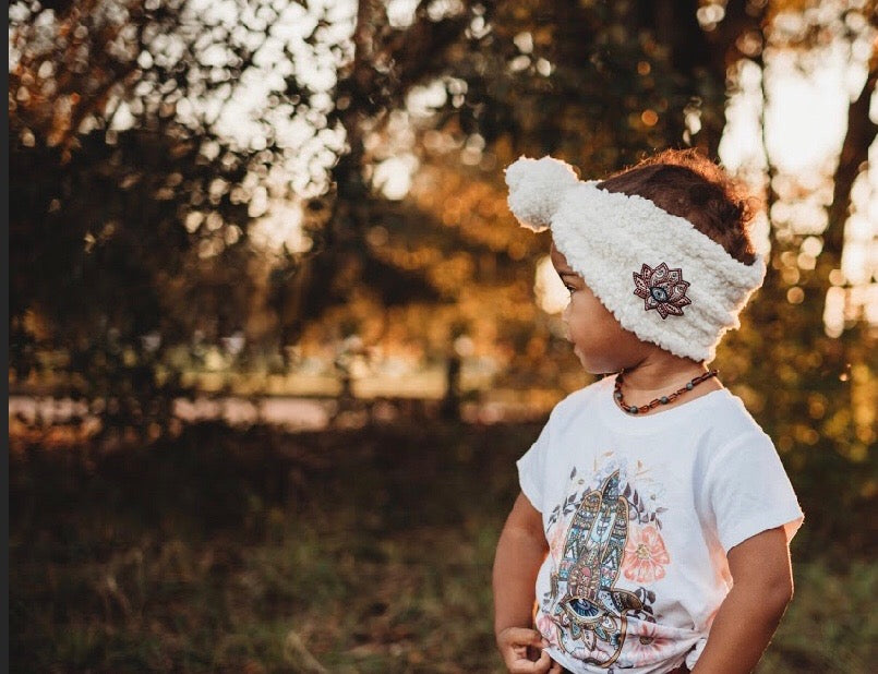 SPECIAL EDITION « BOHEMIAN DREAMS BOX » BLOOMERS, HAMSA TEE, HAMSA TOPKNOT