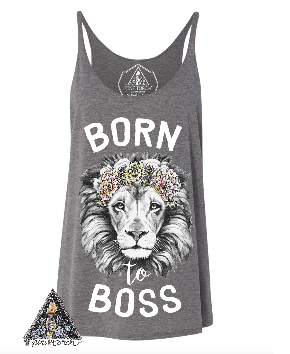 « BORN TO BOSS » WOMEN'S SLOUCHY TANK