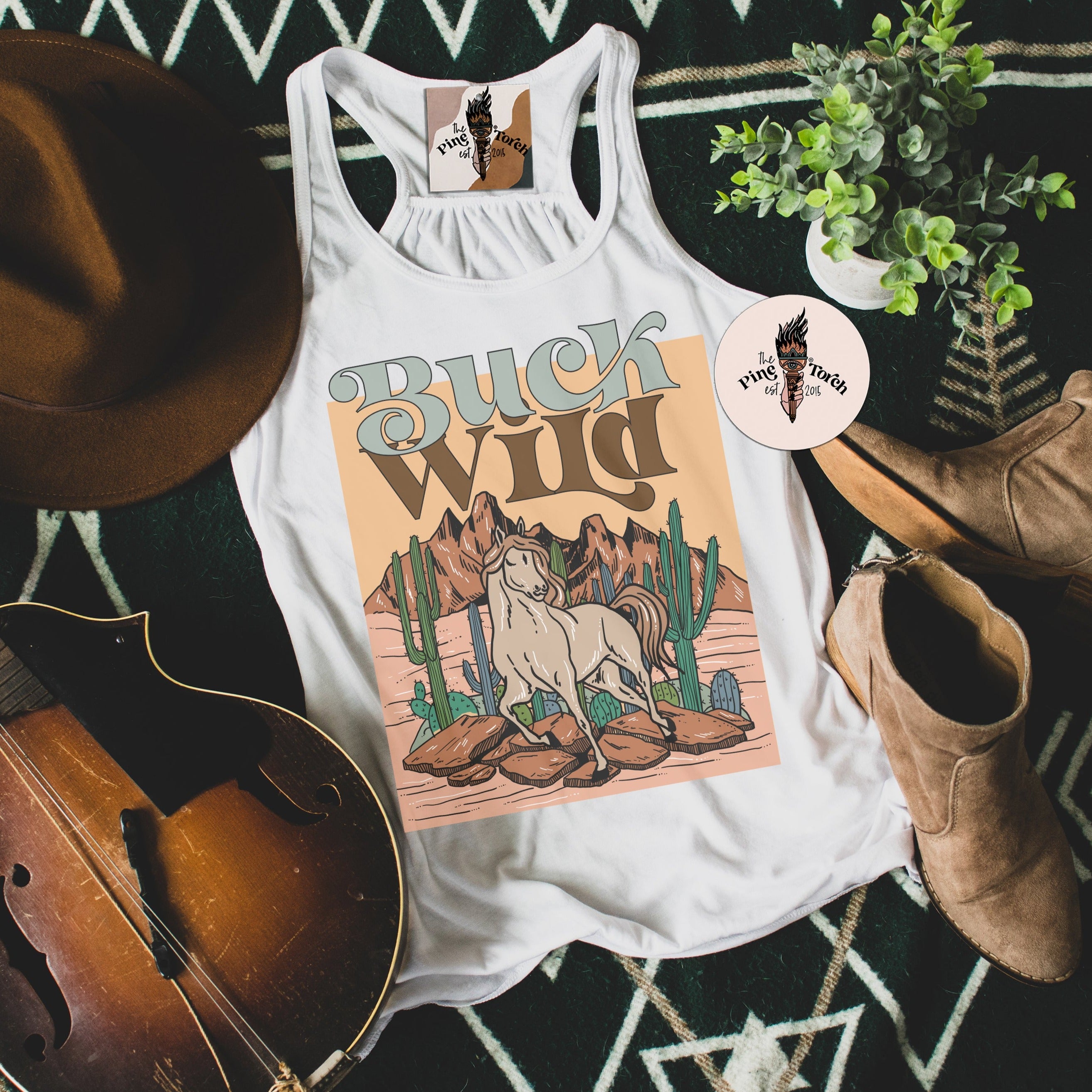 « BUCK WILD » RACERBACK TANK