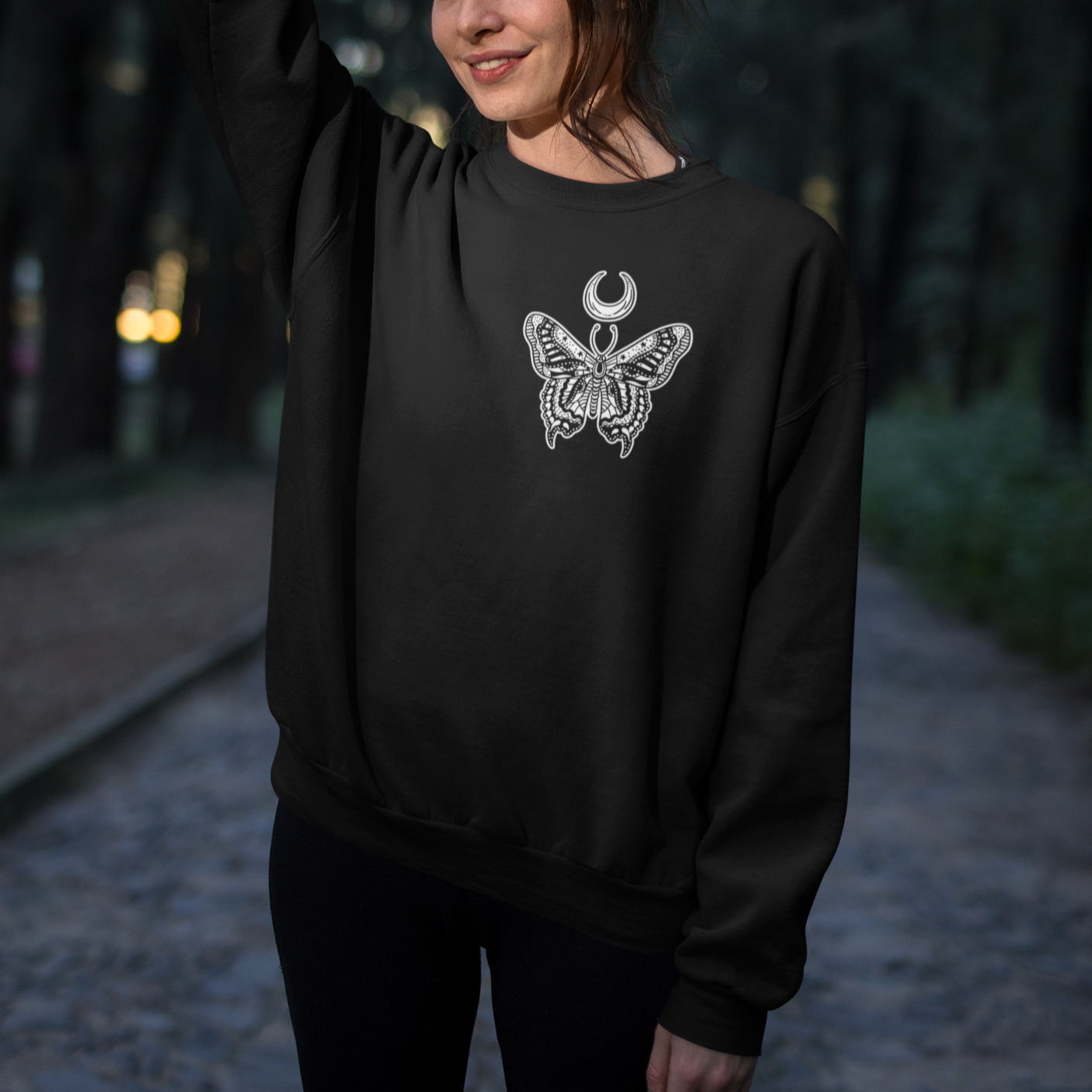 « MYSTICAL BUTTERFLY » UNISEX PULLOVER