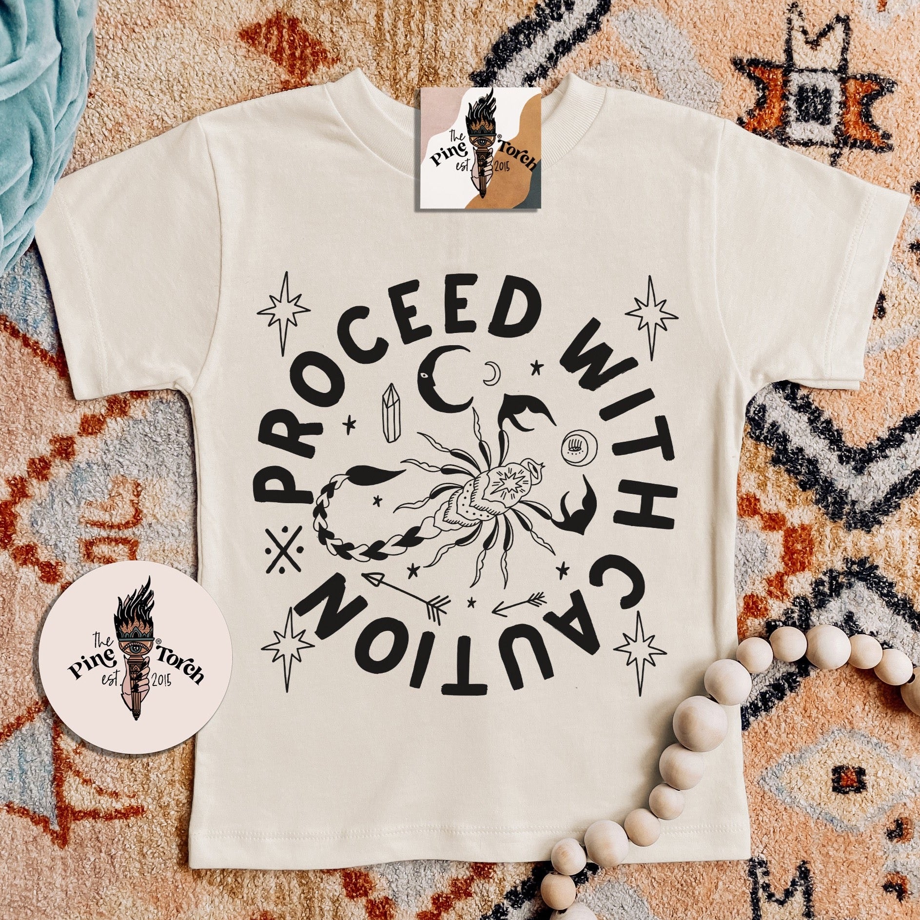 « PROCEED WITH CAUTION » KID'S TEE
