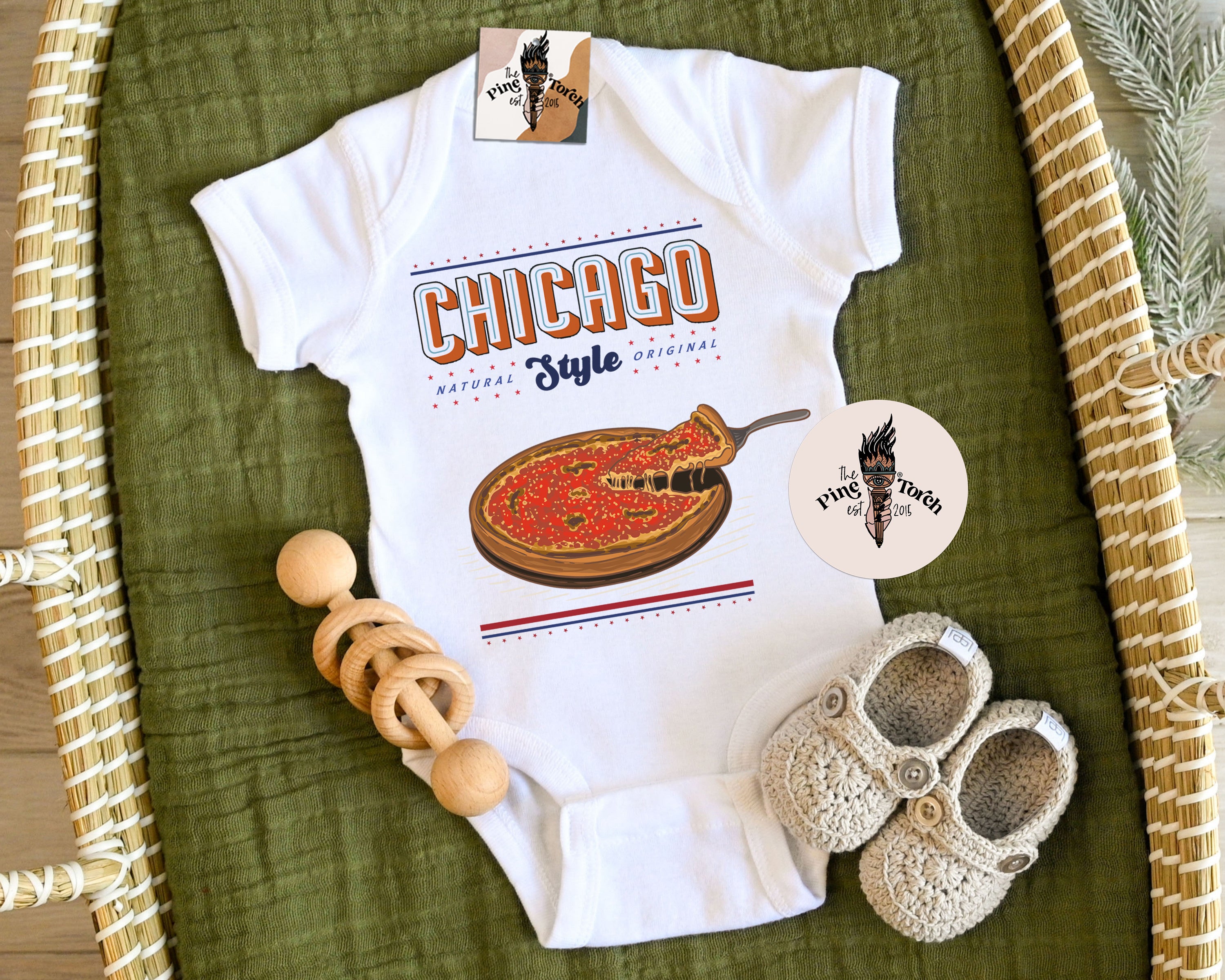 « CHICAGO STYLE PIZZA » KID'S TEE