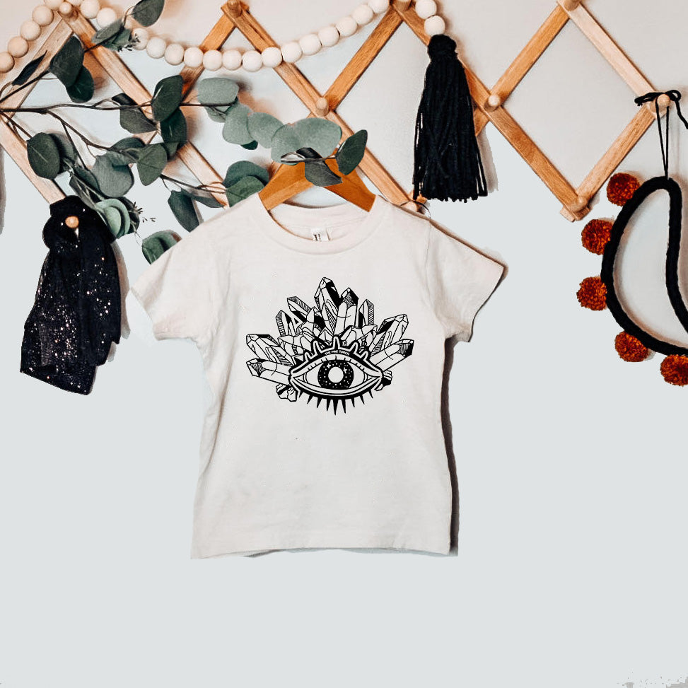 « CRYSTAL EVIL EYE » KIDS TEE
