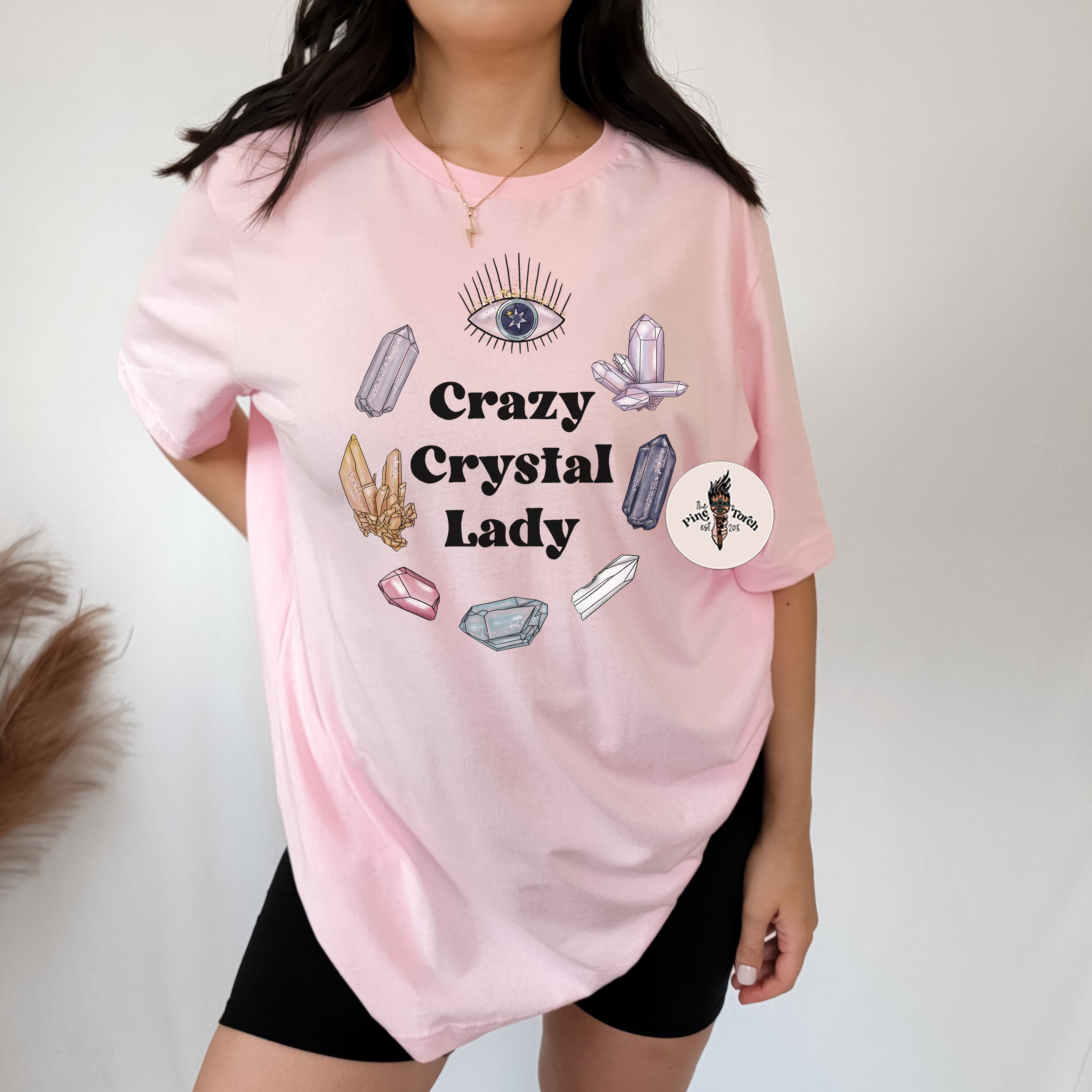 CRAZY CRYSTAL LADY // UNISEX TEE