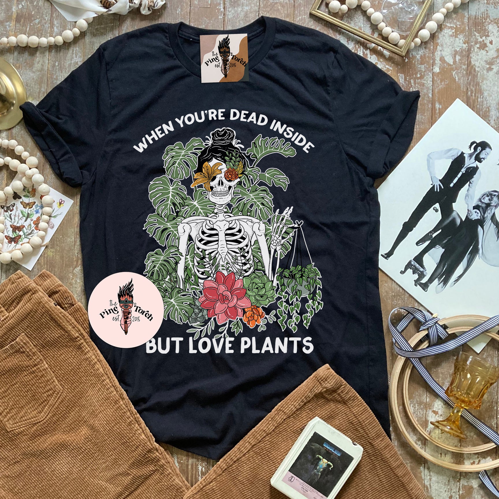 WHEN YOU'RE DEAD INSIDE BUT LOVE PLANTS // UNISEX TEE (3 colors)