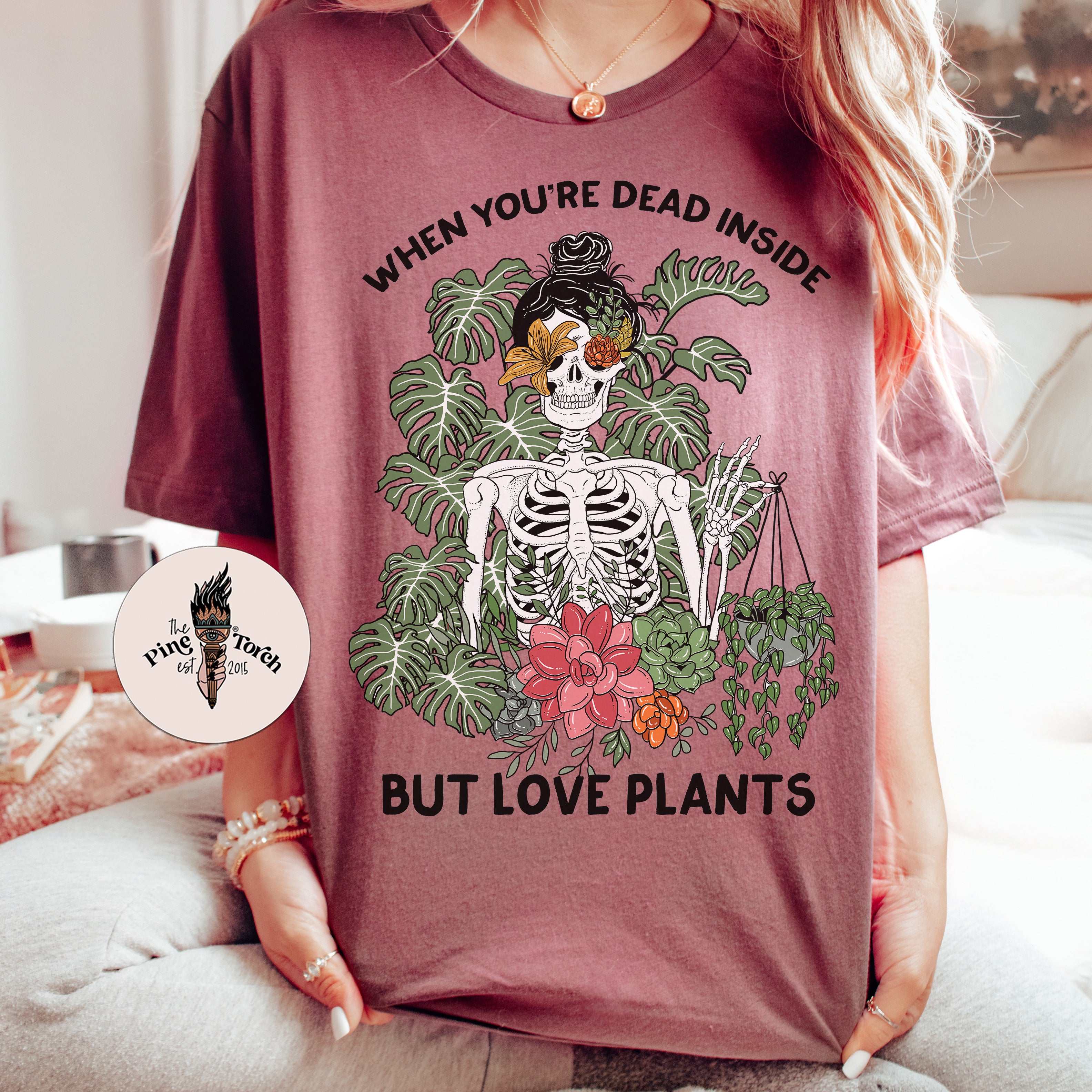 WHEN YOU'RE DEAD INSIDE BUT LOVE PLANTS // UNISEX TEE (3 colors)