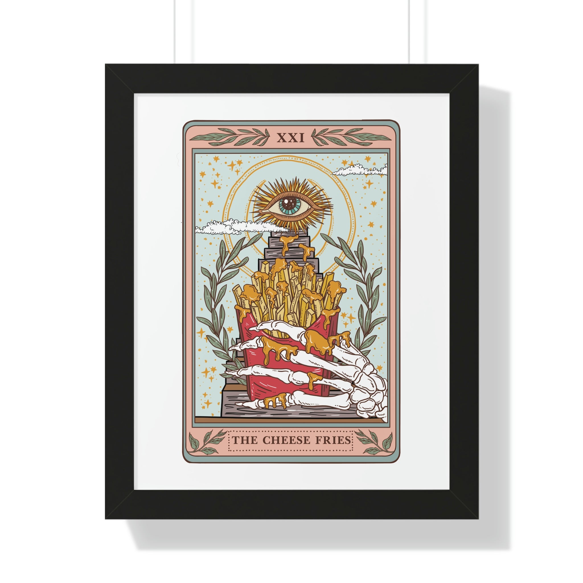 THE CHEESE FRIES // FRAMED POSTER PRINT