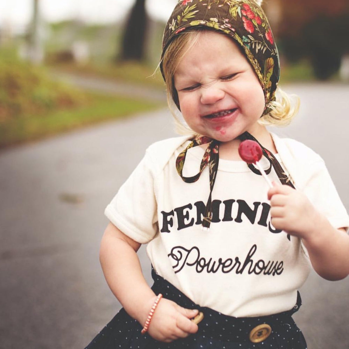 « FEMINIST POWERHOUSE » CREAM BODYSUIT