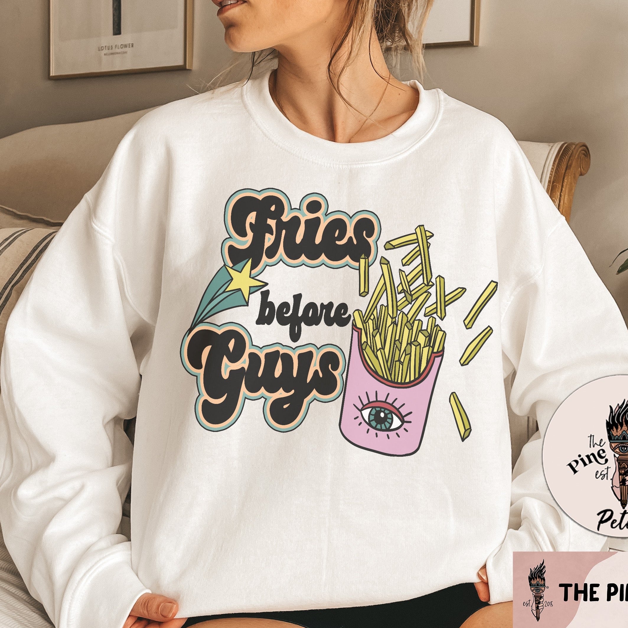 « FRIES BEFORE GUYS » UNISEX PULLOVER