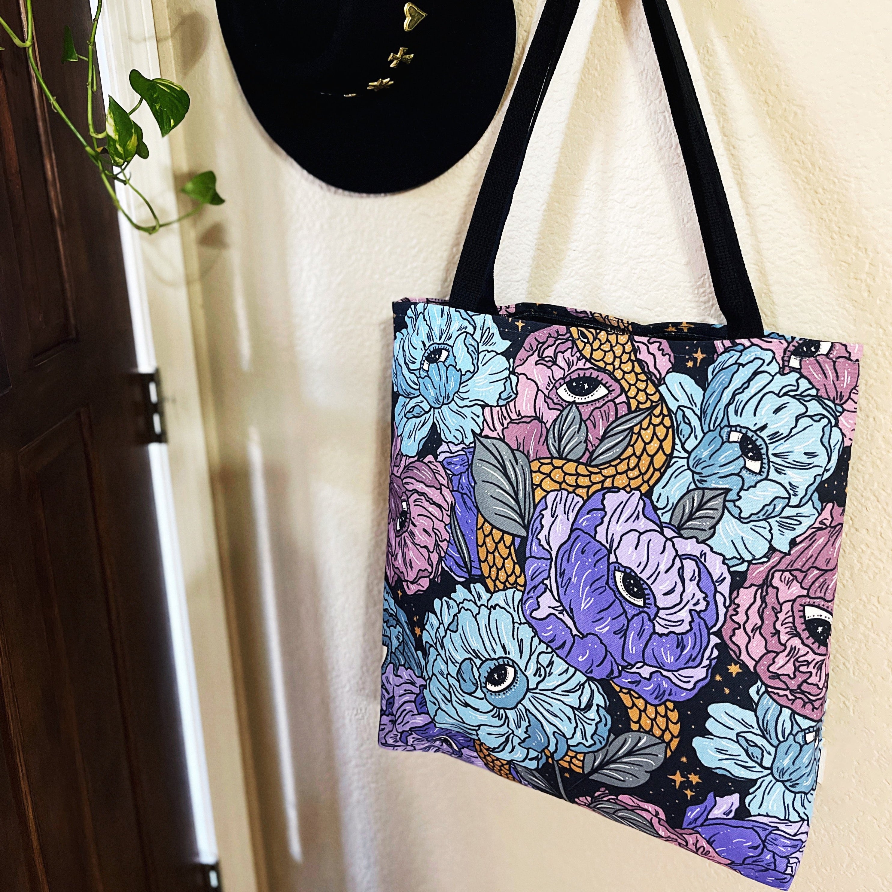 GOTHIC FLORAL // TOTE BAG (3 Sizes)