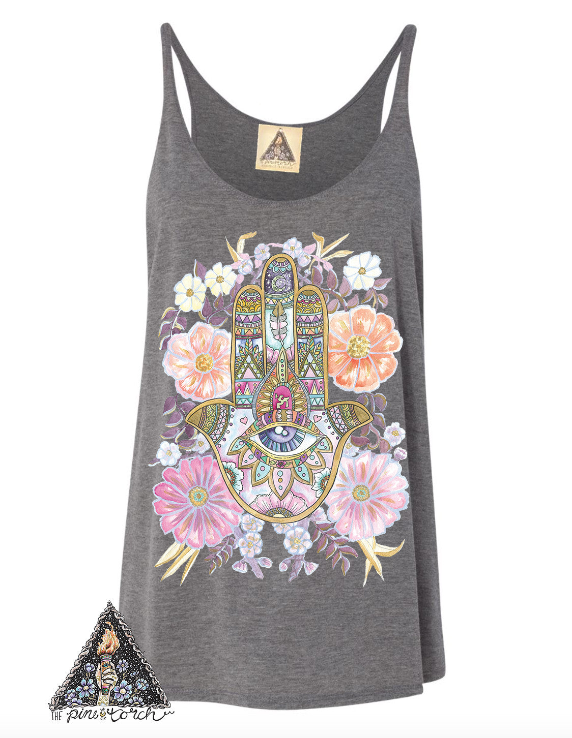 « BOHO HAMSAH » SLOUCHY TANK