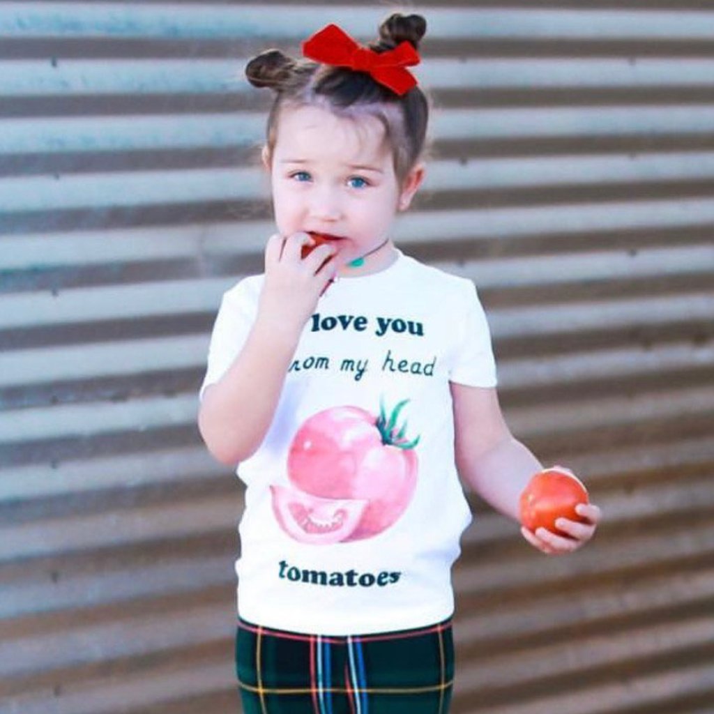 « I LOVE YOU FROM MY HEAD TOMATOES » KID'S TEE