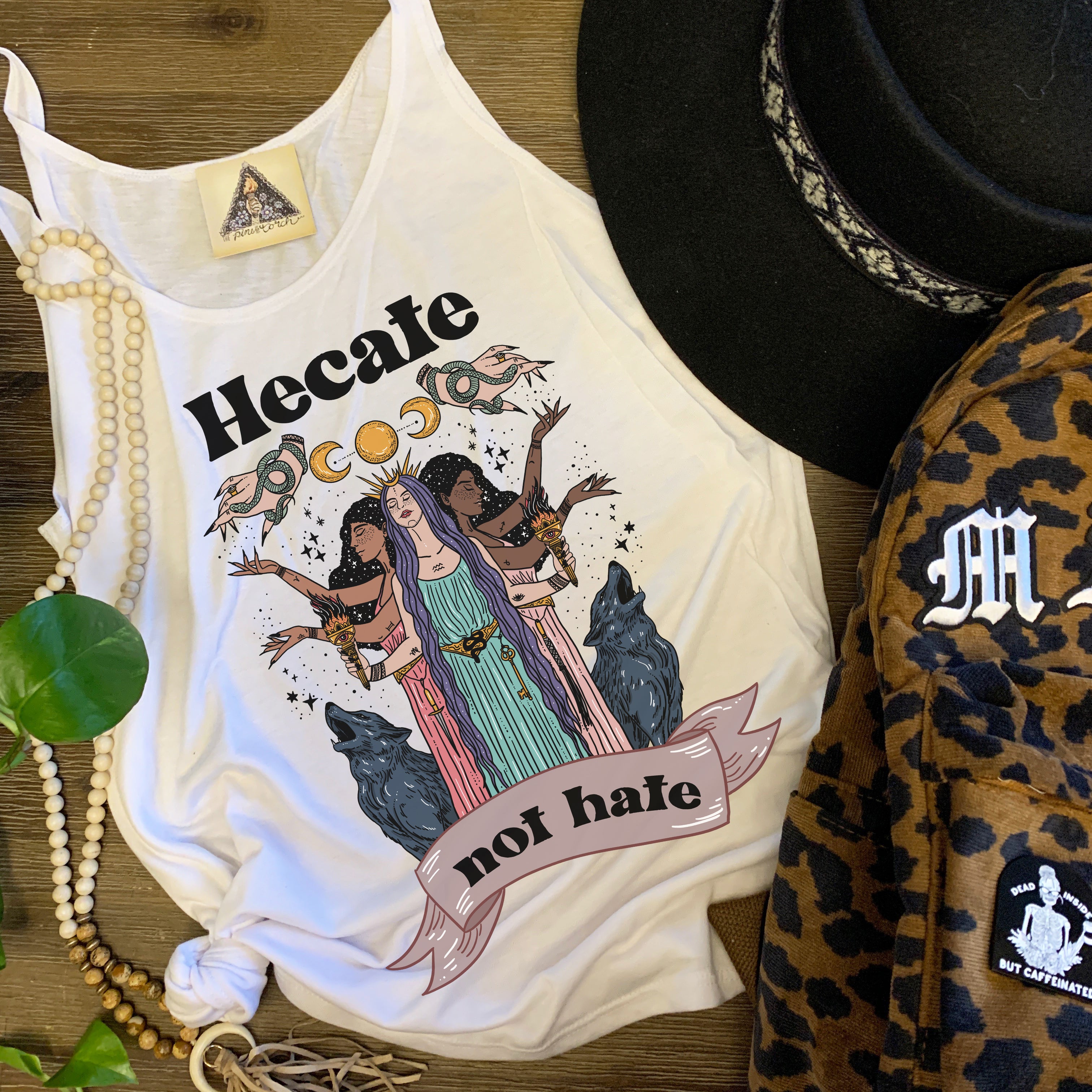 « HECATE NOT HATE »  SLOUCHY OR RACERBACK TANK