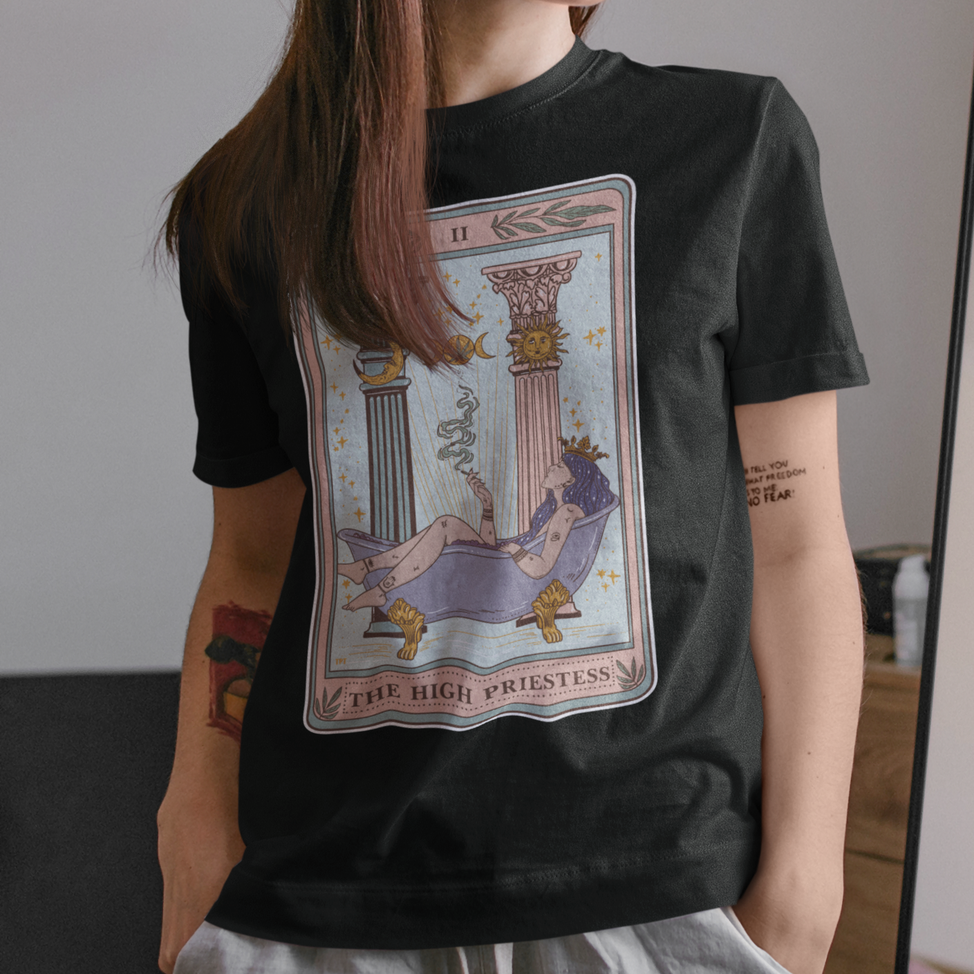 THE HIGH PRIESTESS //  UNISEX TEE (3 colors)