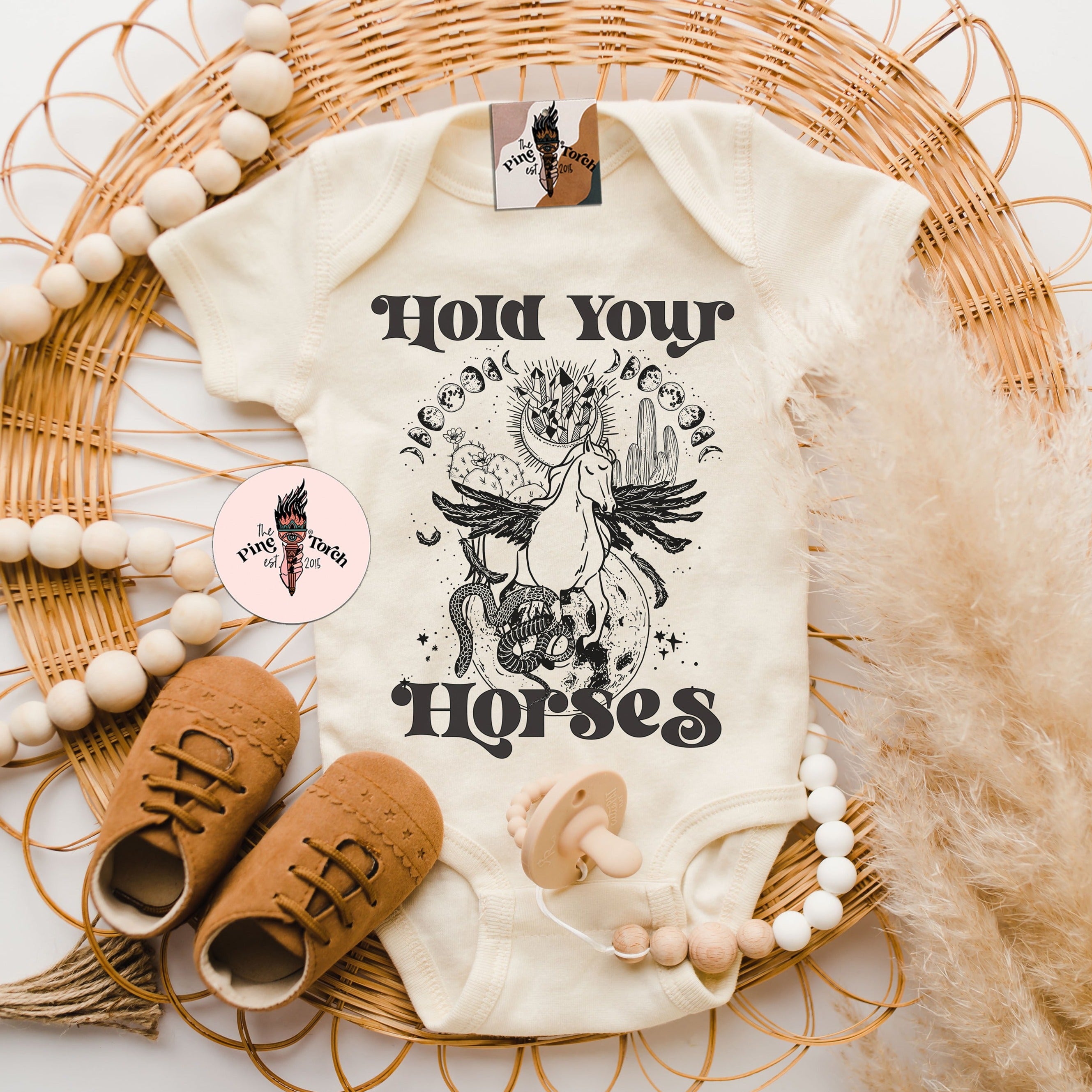 « HOLD YOUR HORSES » BODYSUIT