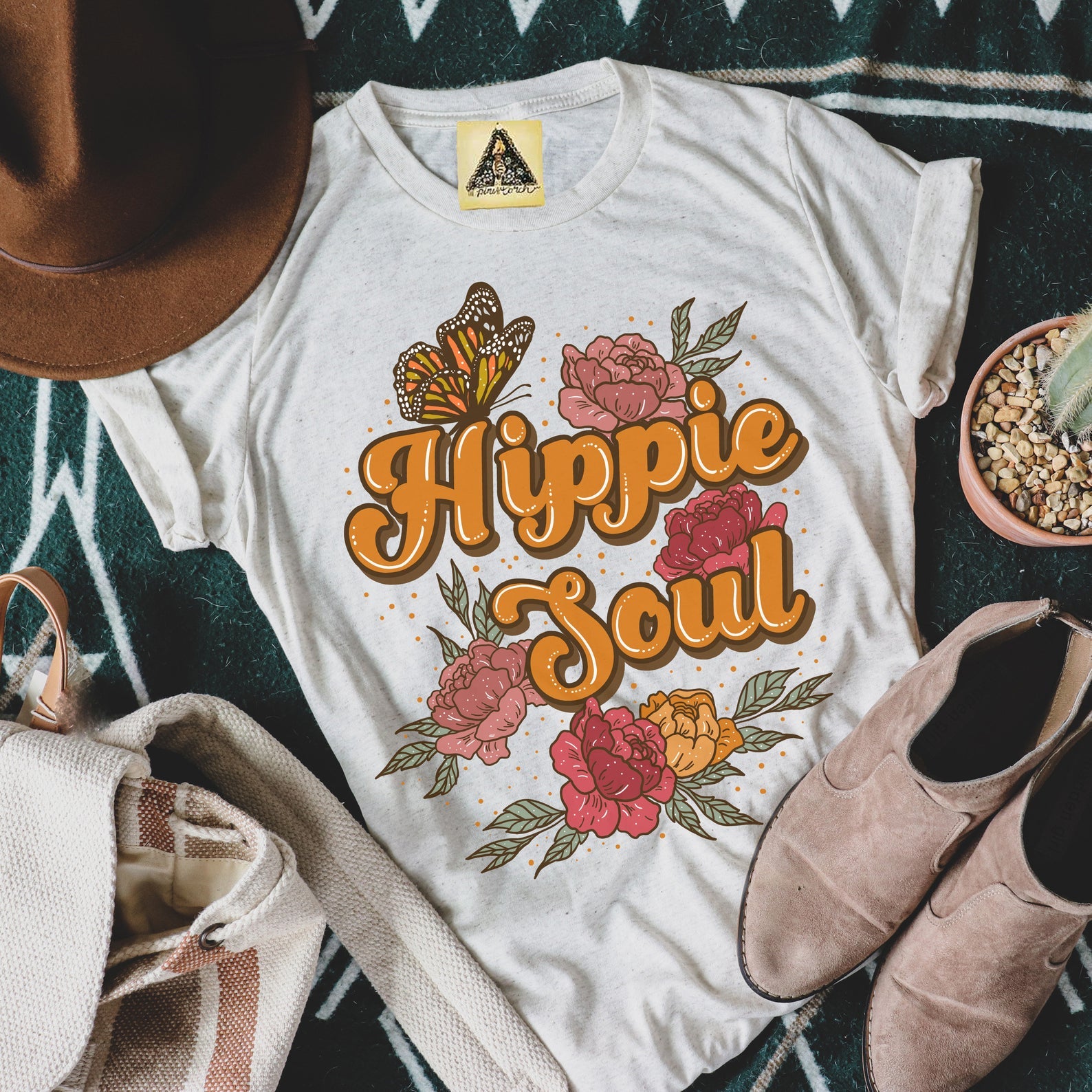 « HIPPIE SOUL » UNISEX TEE