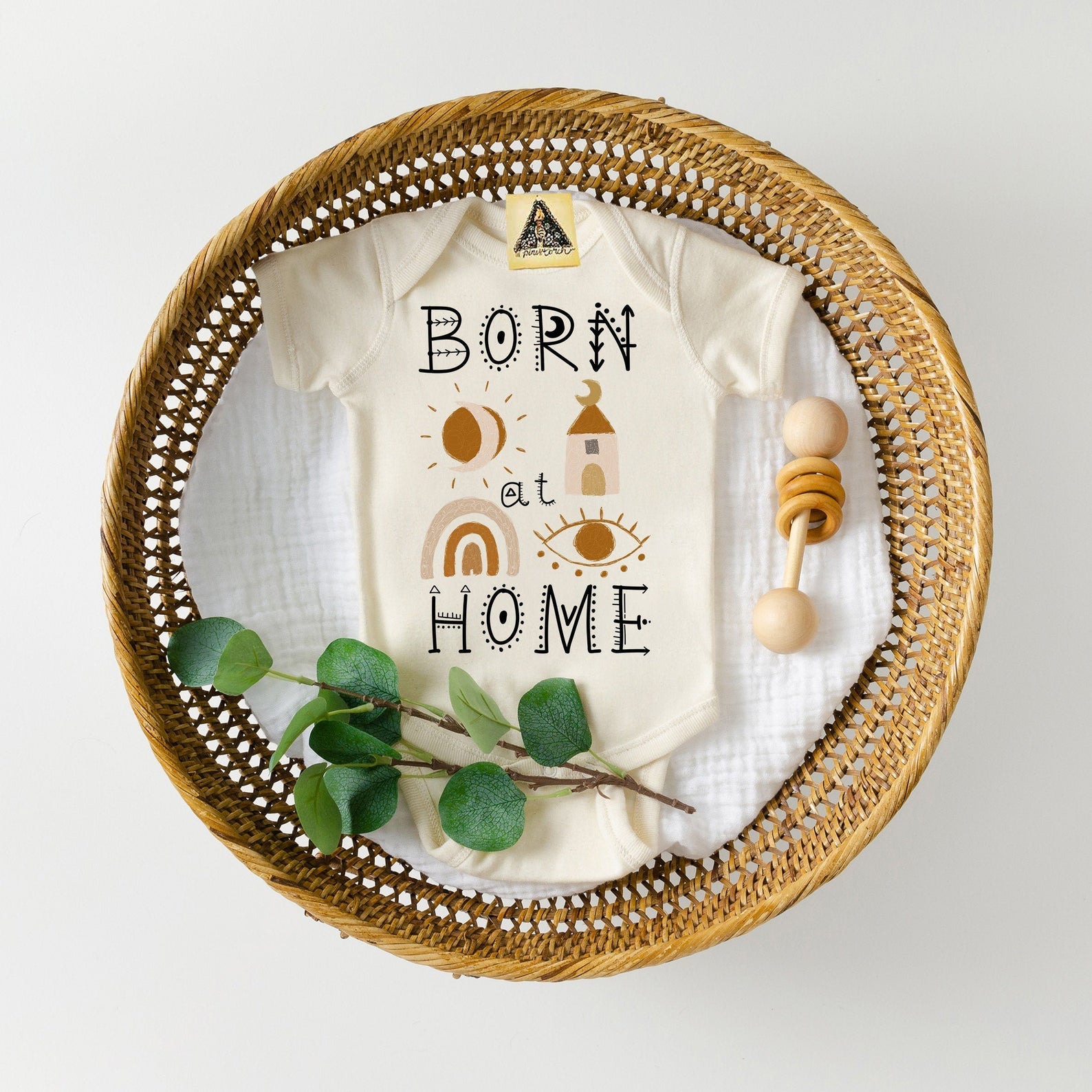 « BORN AT HOME » BODYSUIT