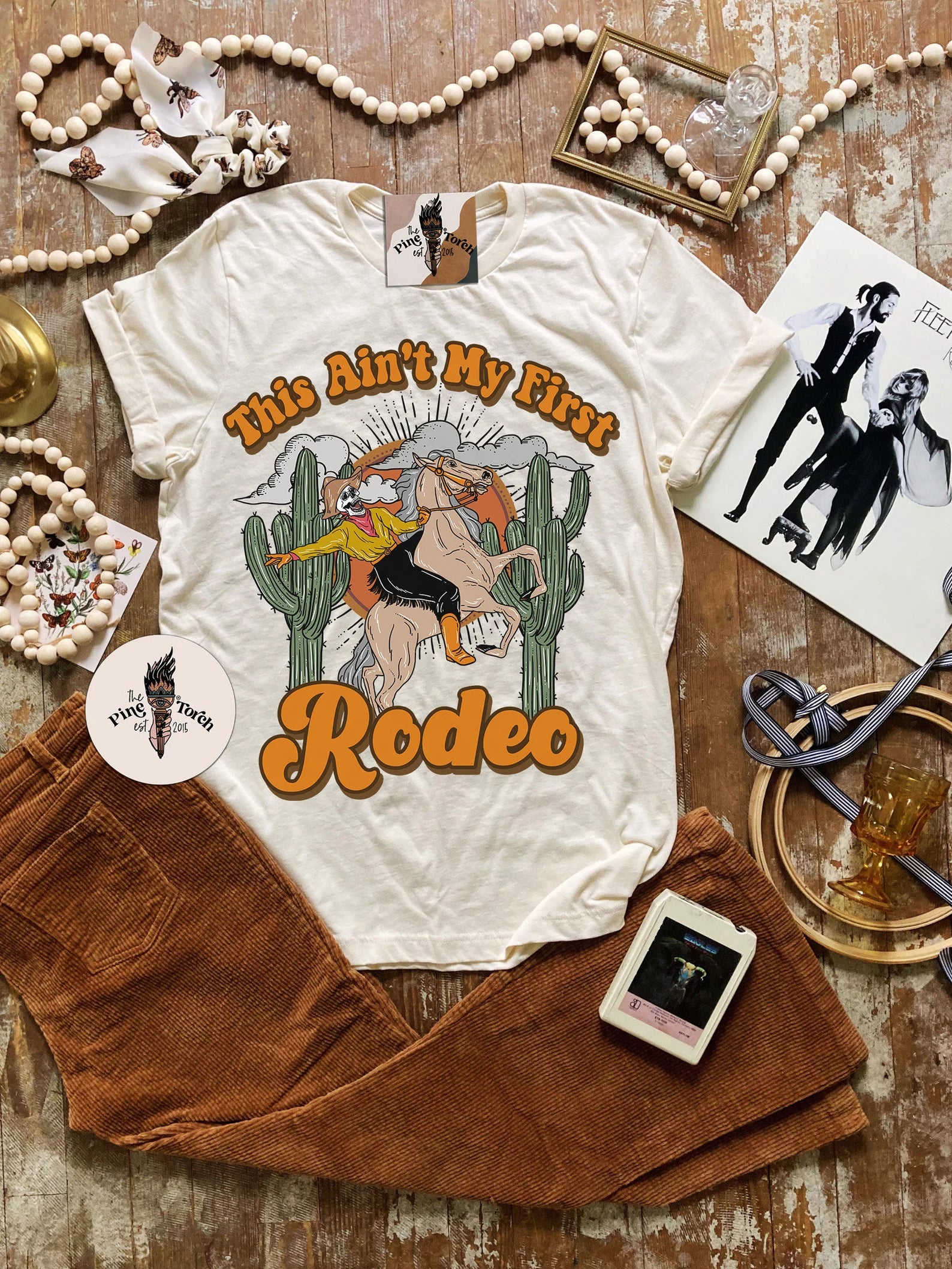 THIS AIN'T MY FIRST RODEO SKELETON // UNISEX TEE
