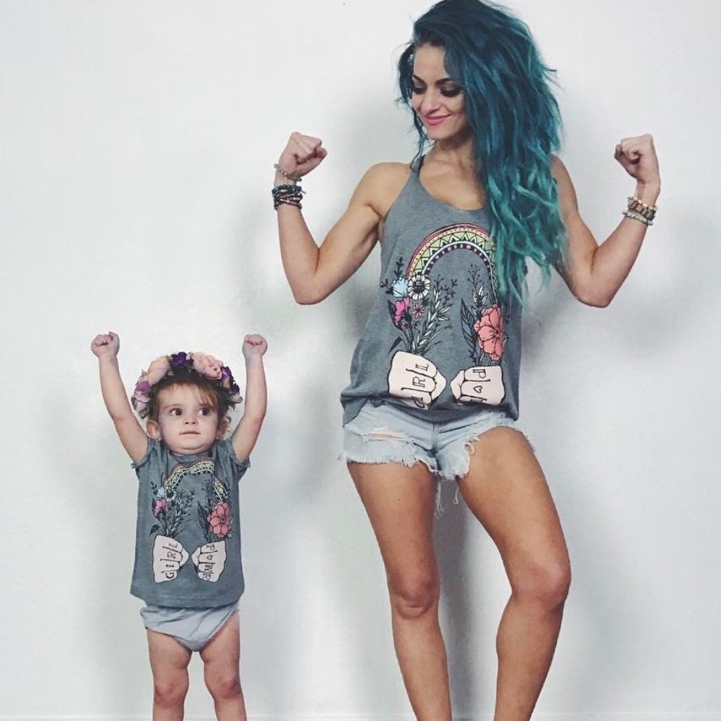 « GIRL POWER » MOMMY & ME // Slouchy Tank + Kids Tee