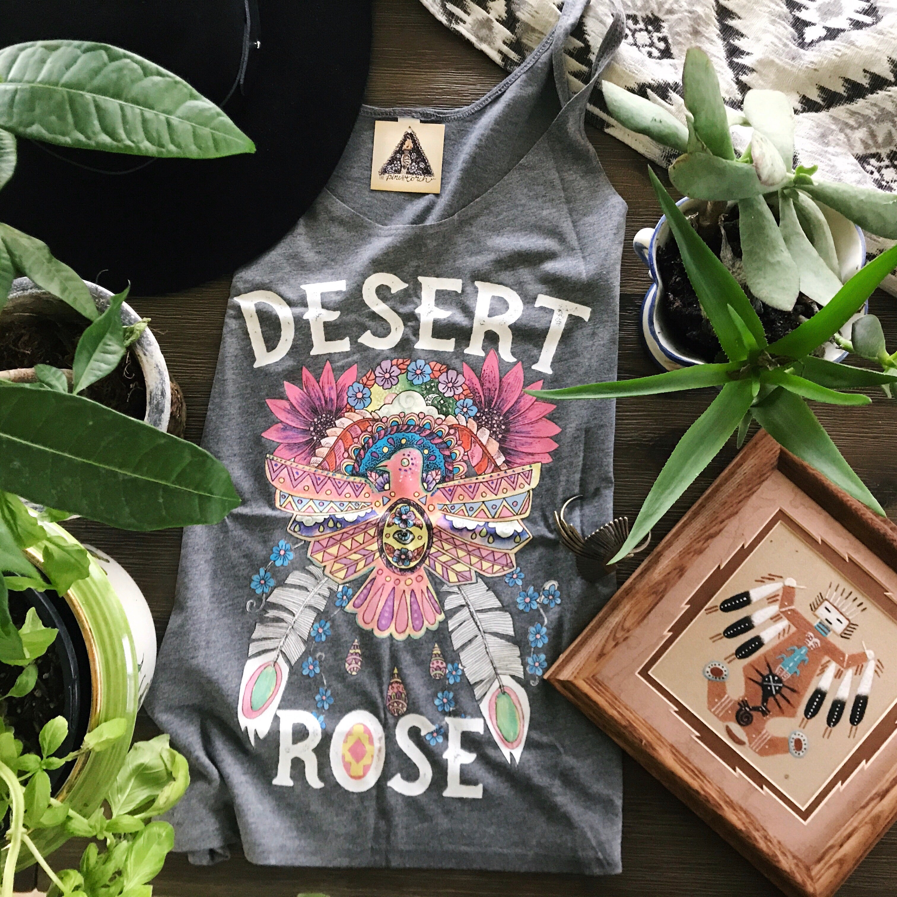 « DESERT ROSE » SLOUCHY TANK