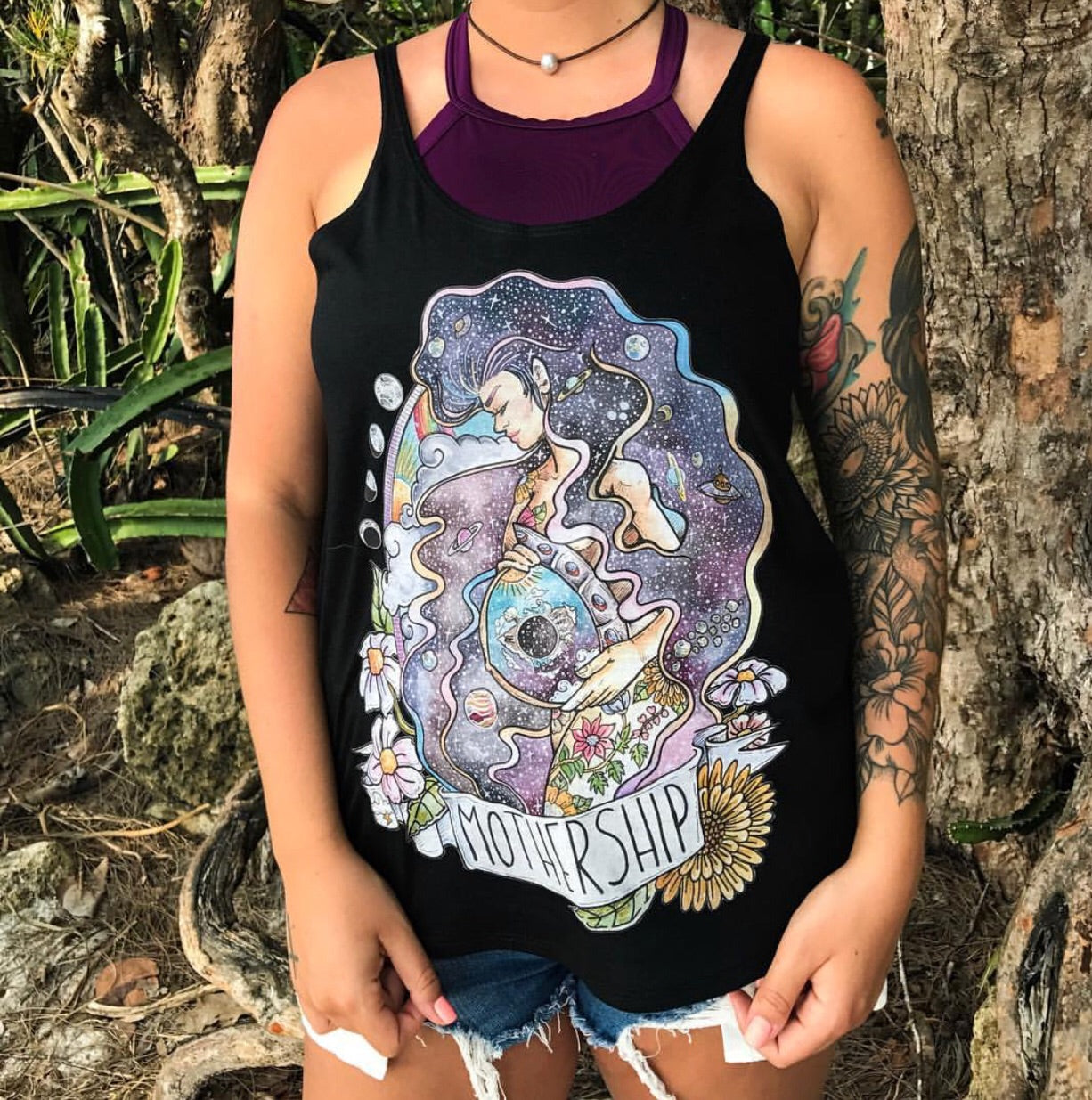 « MOTHERSHIP » WOMEN'S SLOUCHY TANK