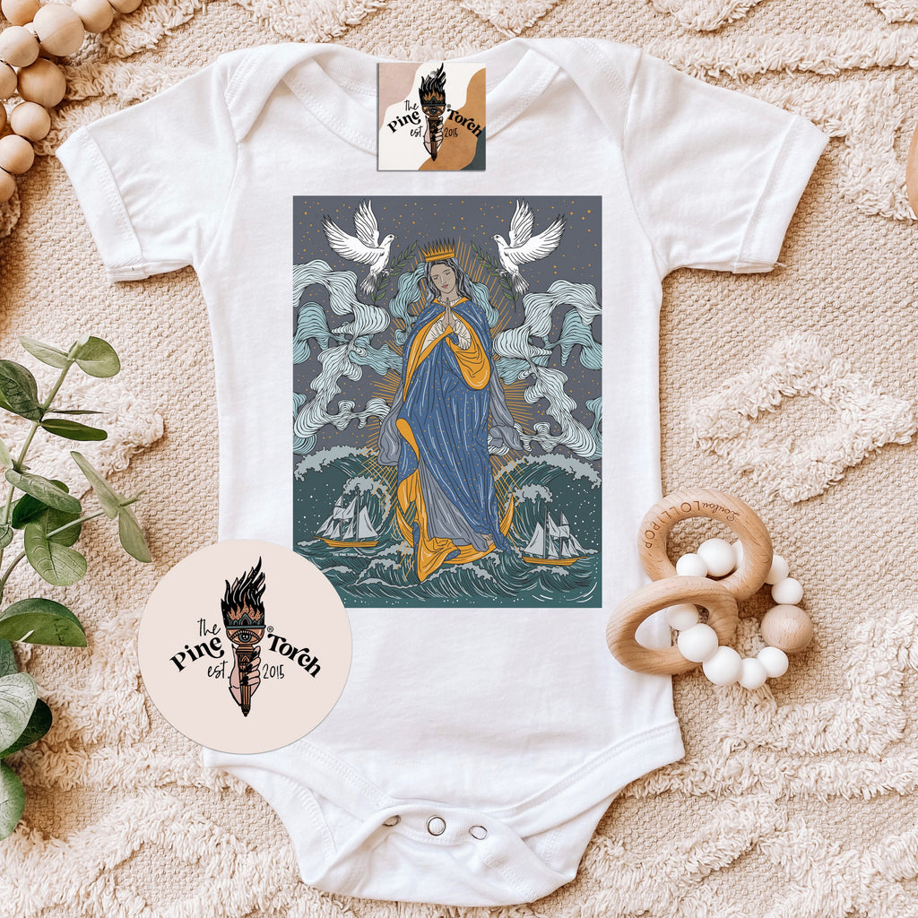 « MARY STAR OF THE SEA »  BODYSUIT