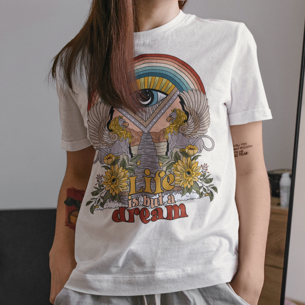 « LIFE IS BUT A DREAM » UNISEX TEE