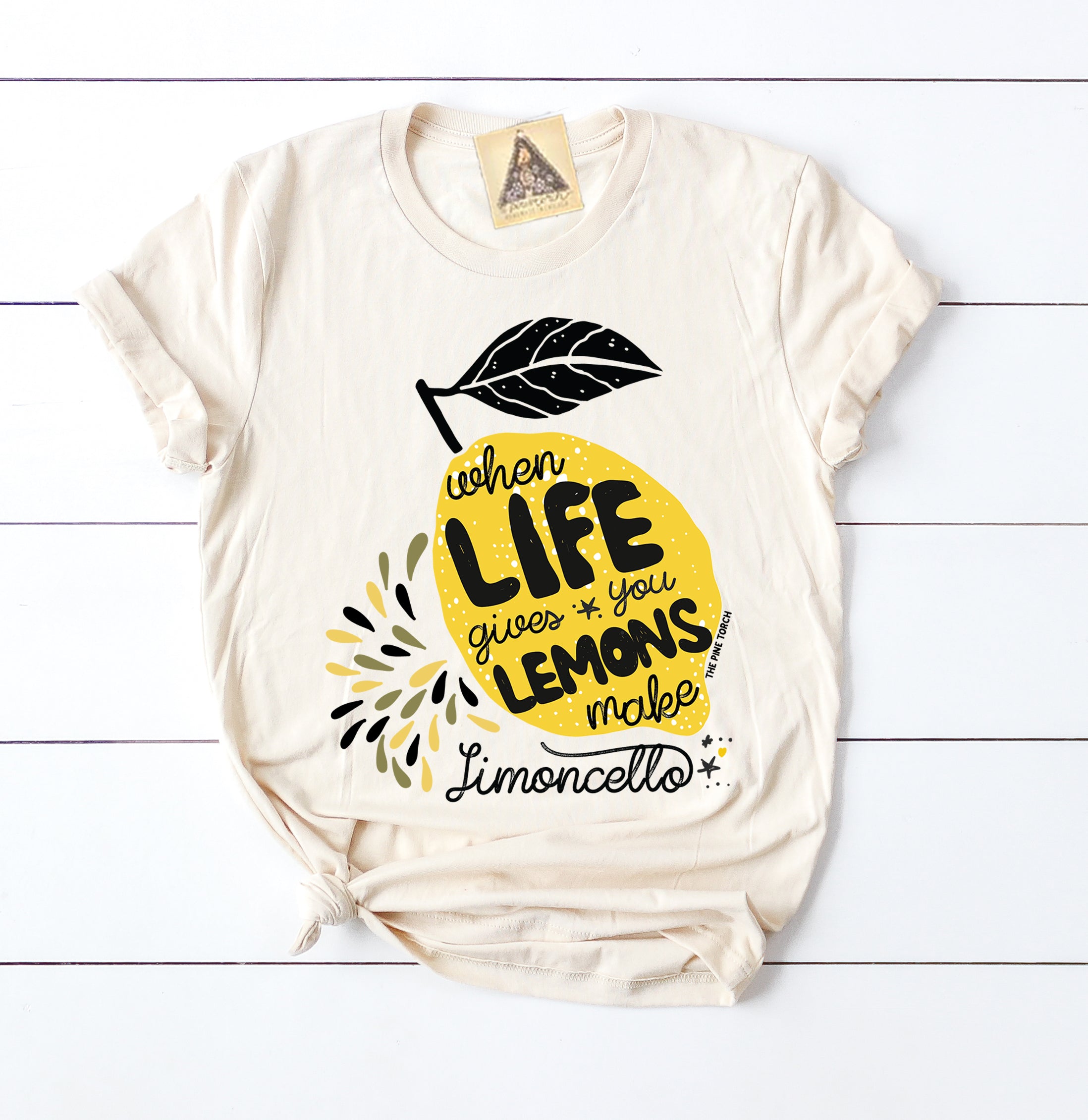 « MAKE LIMONCELLO » MOMMY & ME // Unisex Cream Tee + Cream Bodysuit