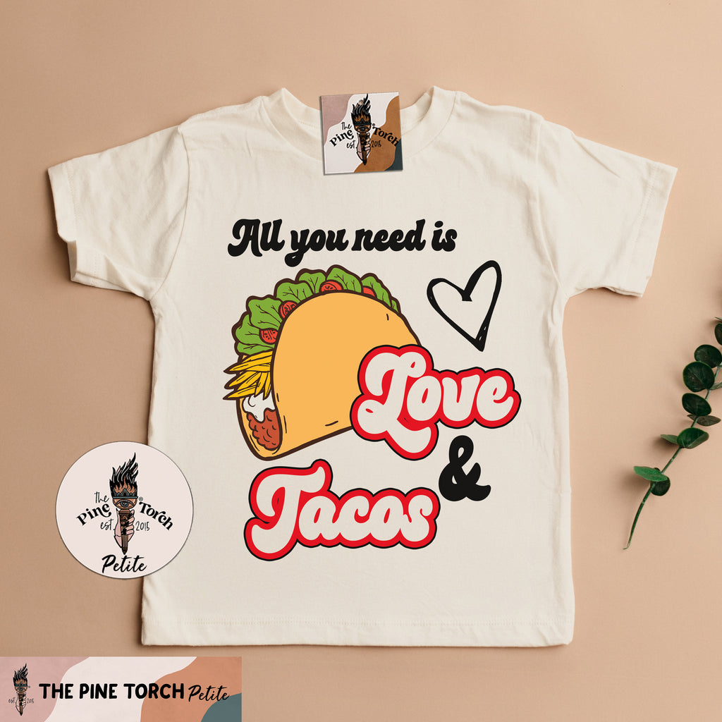 « ALL YOU NEED IS LOVE AND TACOS » BODYSUIT