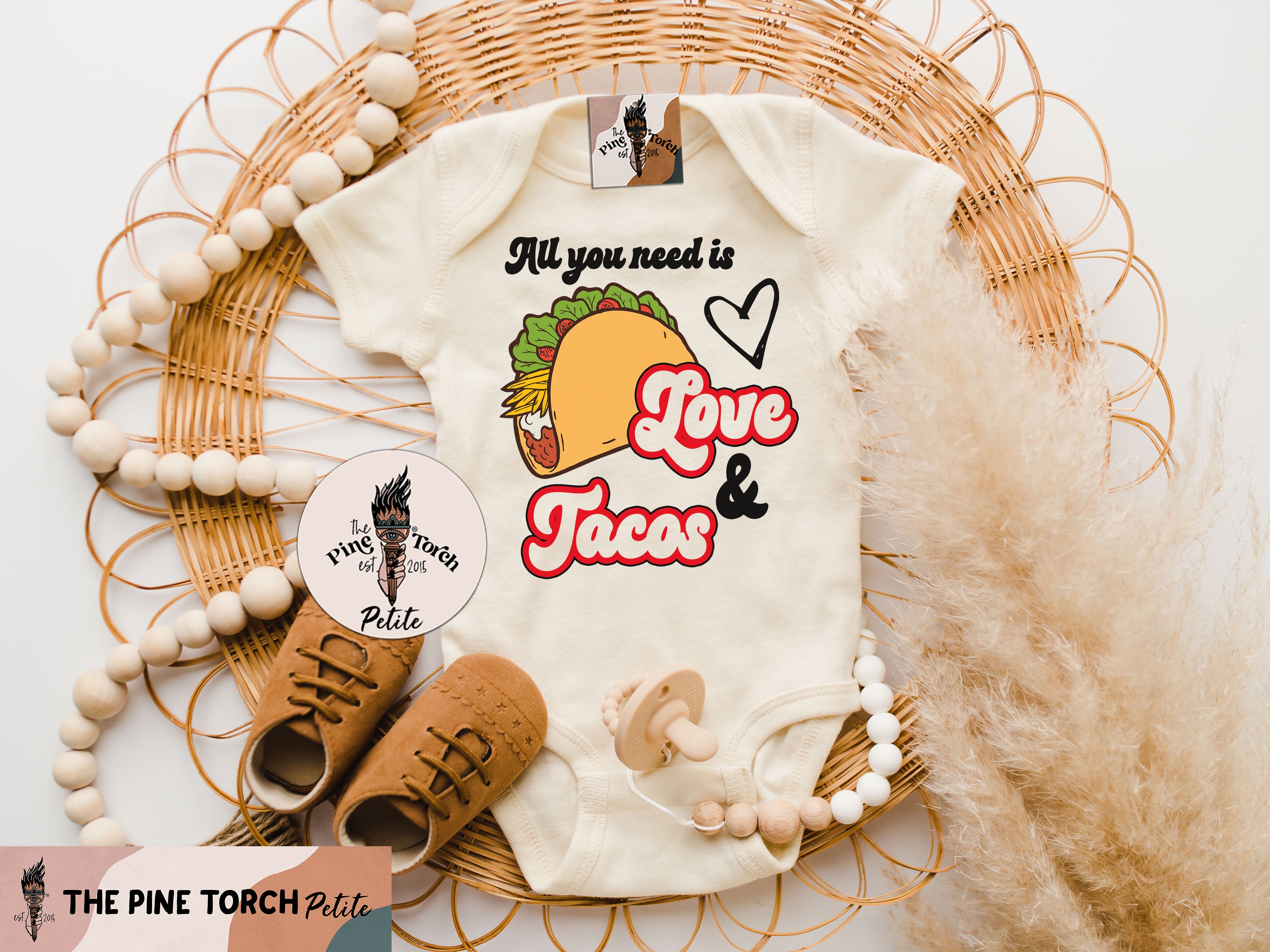 « ALL YOU NEED IS LOVE AND TACOS » KID'S TEE