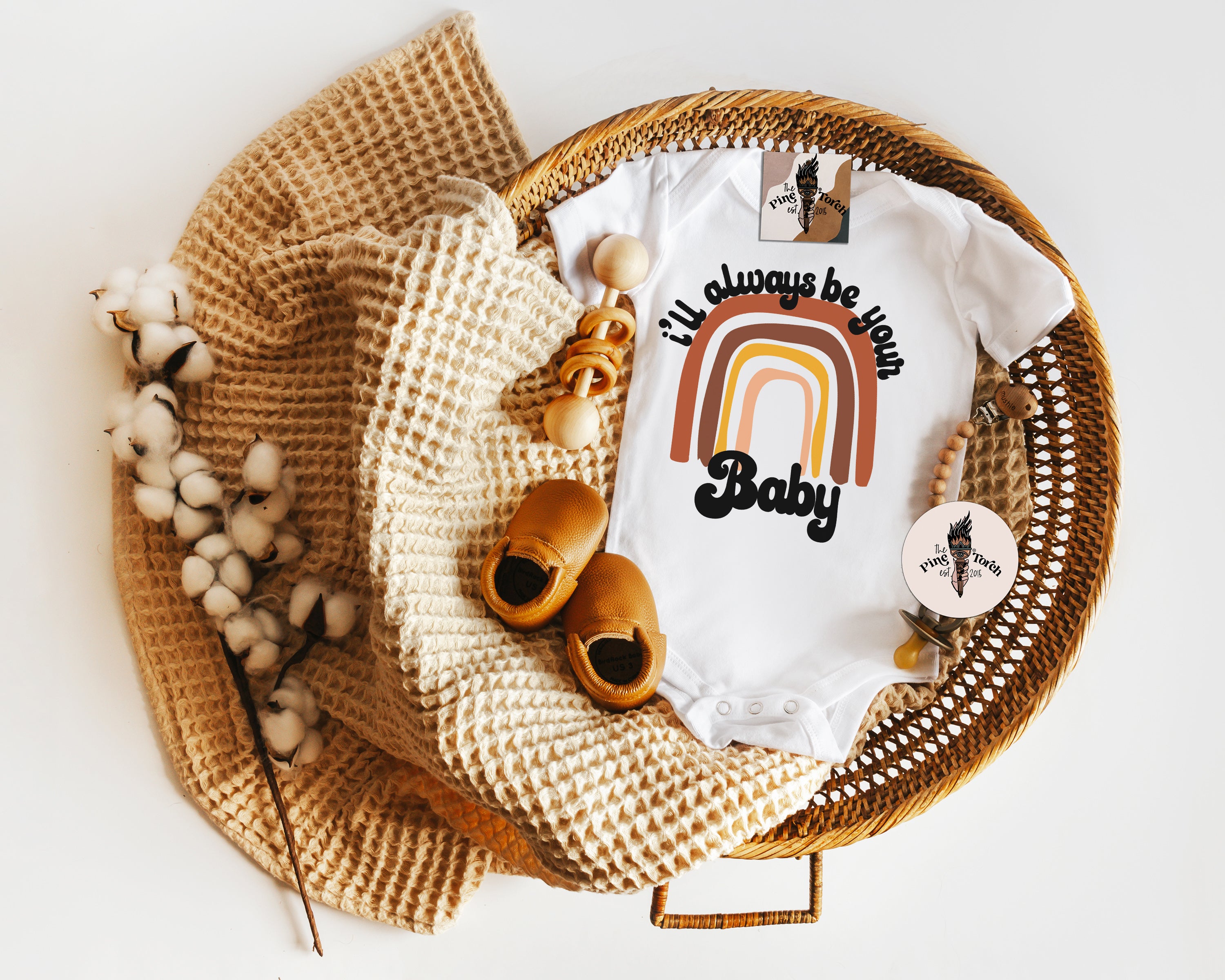 « I'LL ALWAYS BE YOUR BABY » CUSTOMIZED BODYSUIT