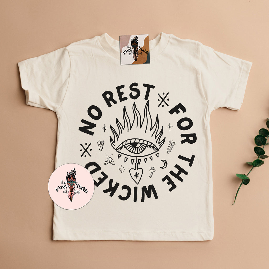 « NO REST FOR THE WICKED » KID'S TEE