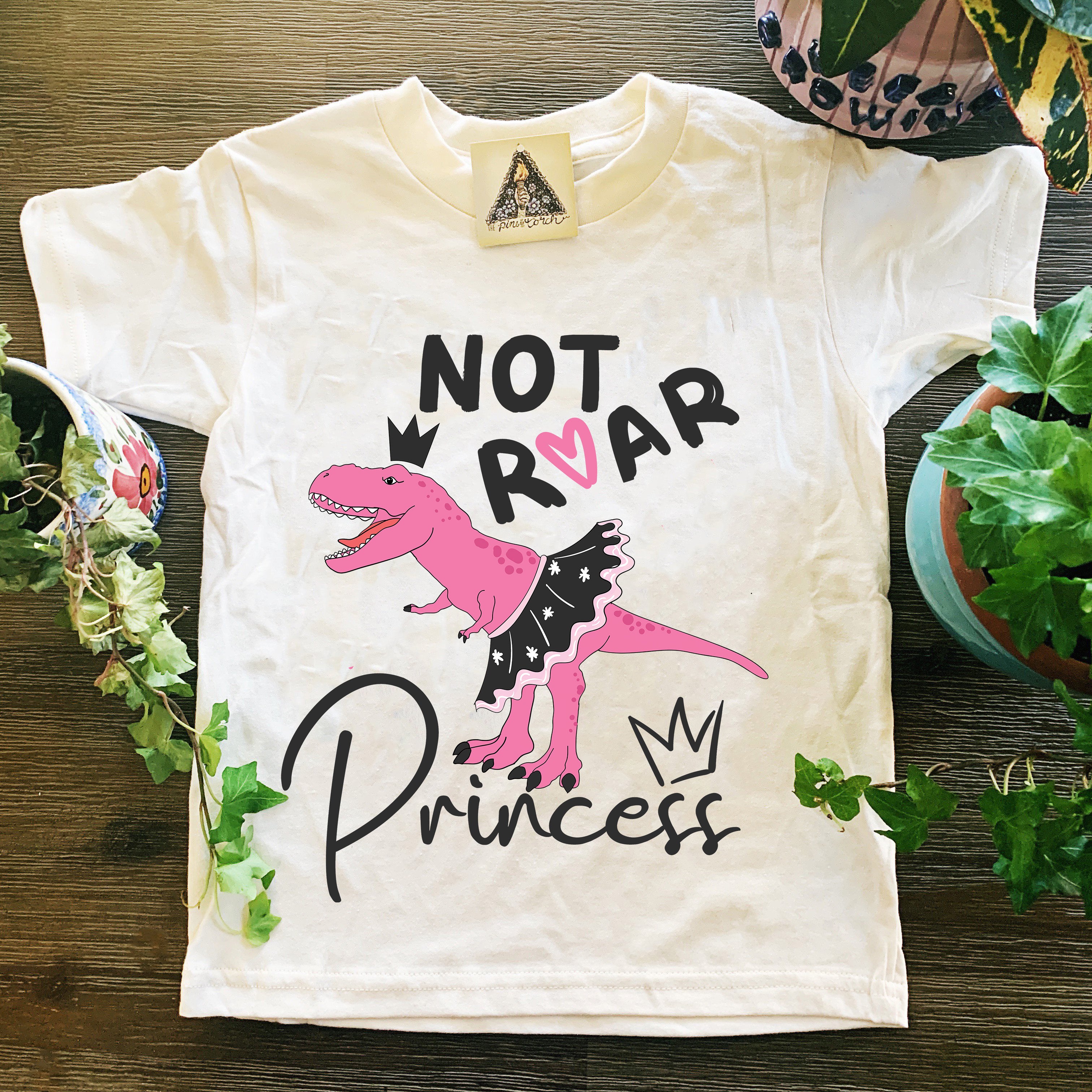 « NOT ROAR PRINCESS » KID'S TEE