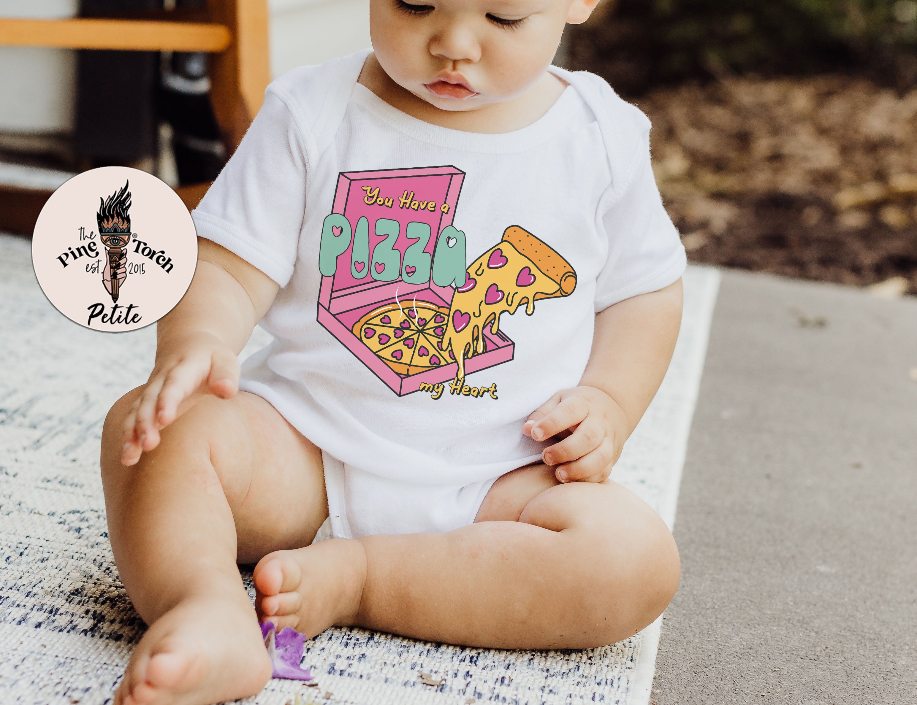 « YOU HAVE A PIZZA MY HEART » KID'S TEE